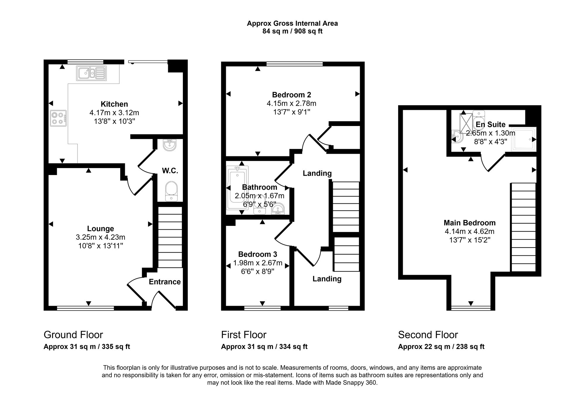 31 Martindale Crescent, Wigan floorplan