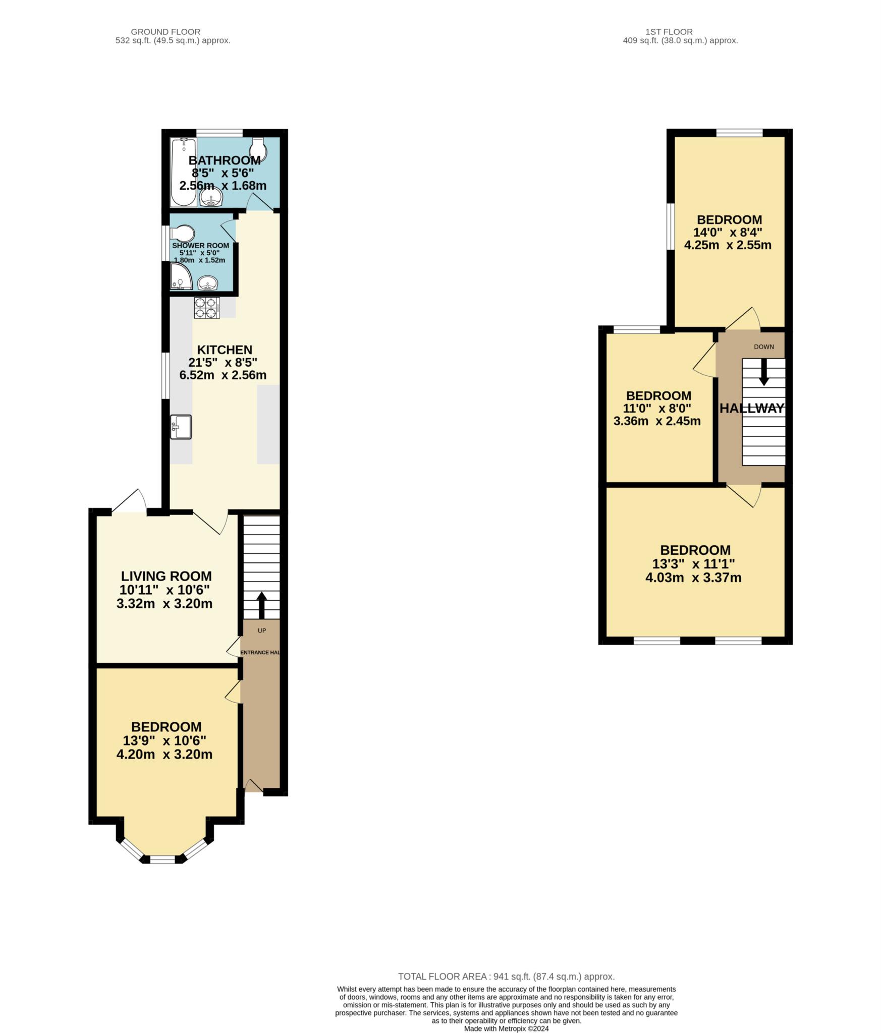 47, Grange Avenue, Reading floorplan