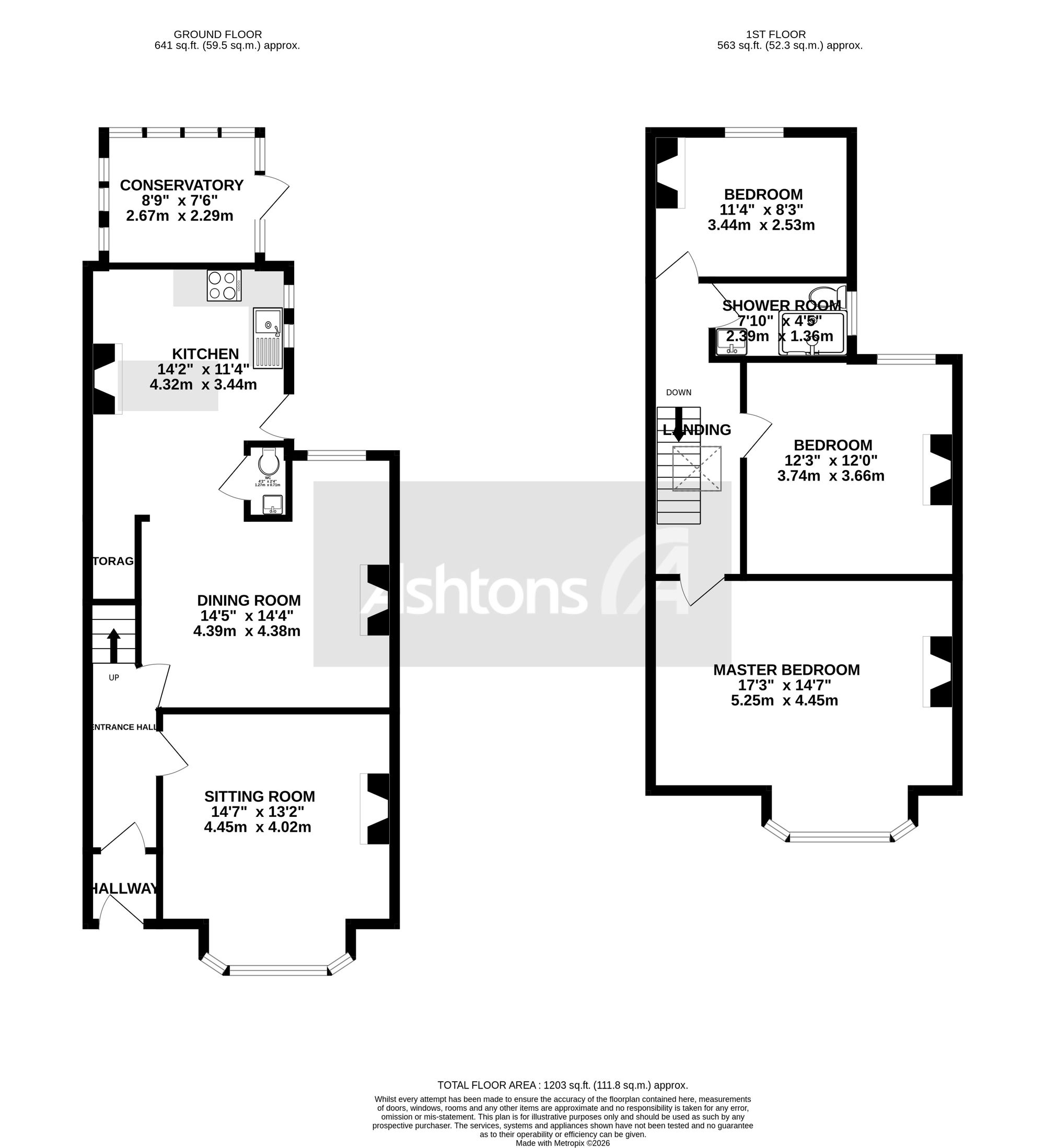 14 Robins Lane, St. Helens floorplan