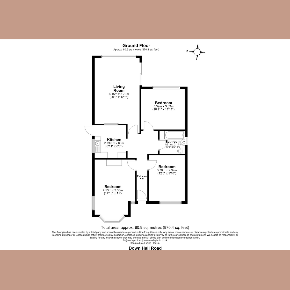 88, Down Hall Road, Rayleigh floorplan