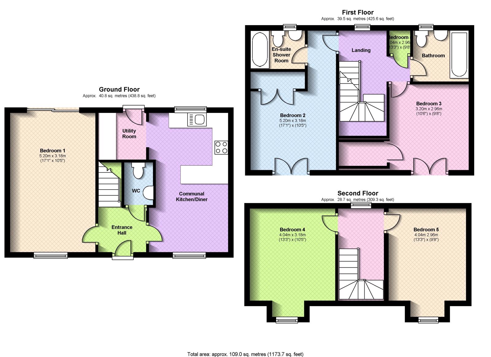 7, Berrington Grove, Milton Keynes floorplan