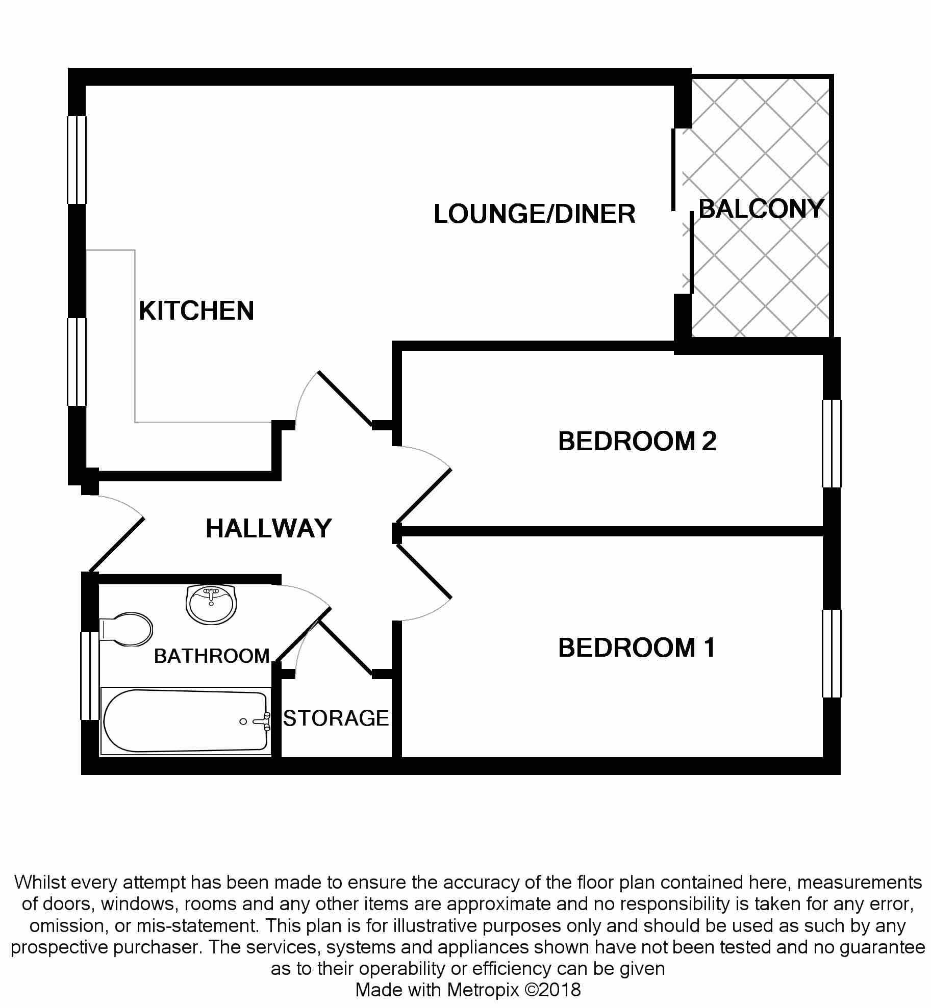 20, Thameswey House, 12 Camp Road floorplan