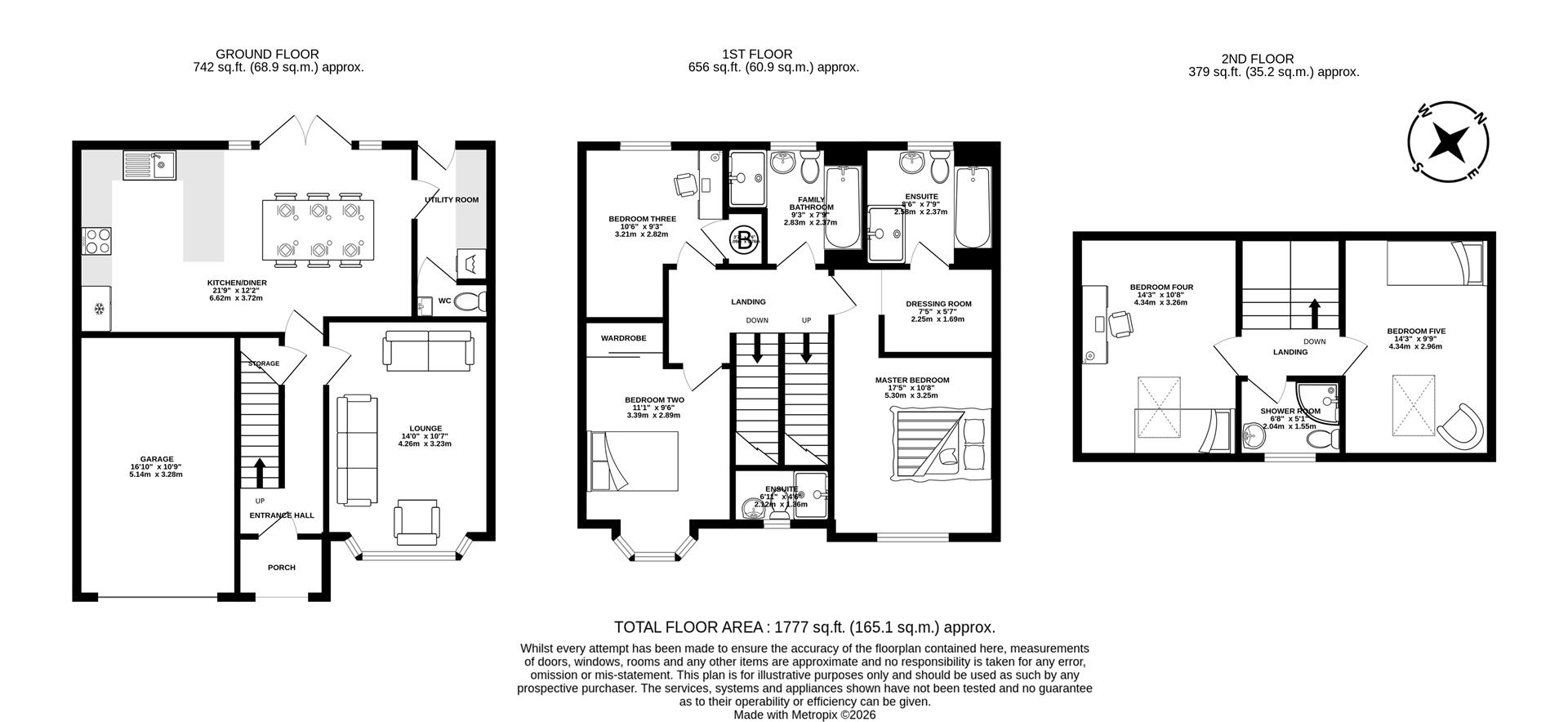 54, Duxbury Manor Way, Chorley floorplan