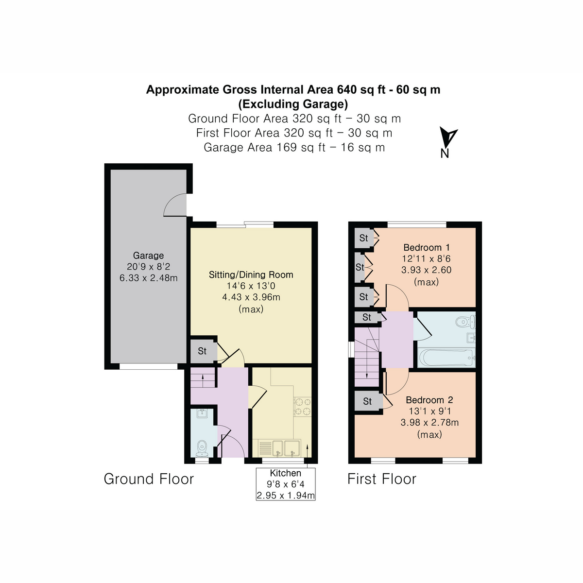 1, Lea Grove, Didcot floorplan