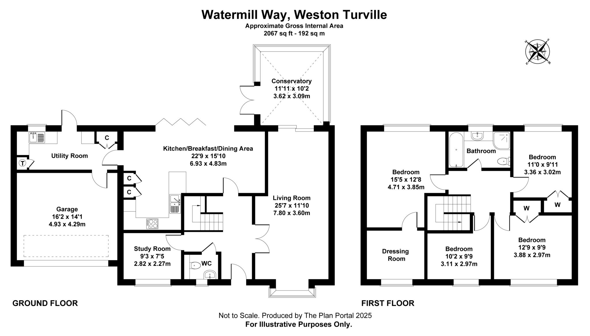 10, Watermill Way, Aylesbury floorplan