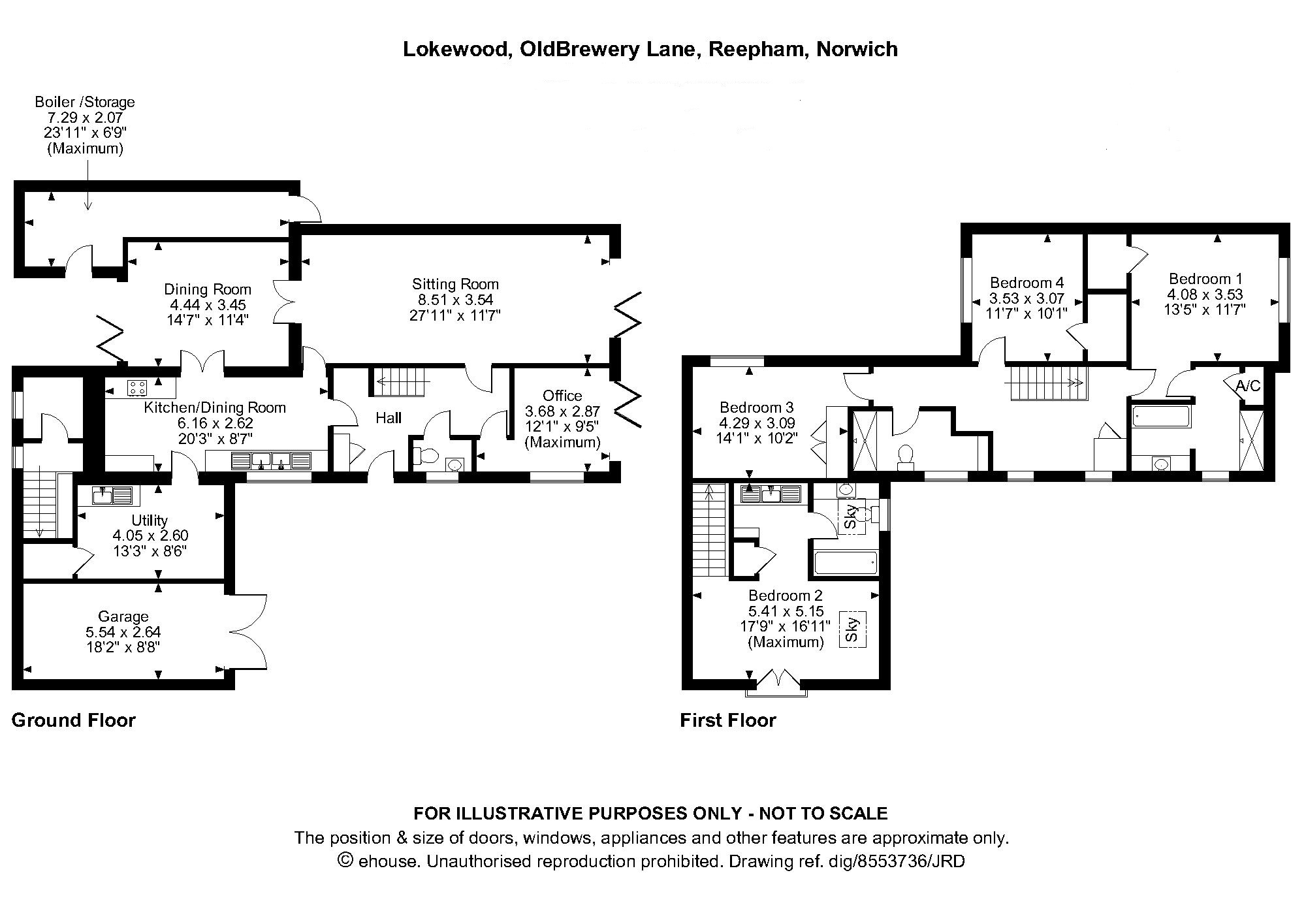 Old Brewery Lane, Reepham, Norwich NR10, 4 bedroom detached house for