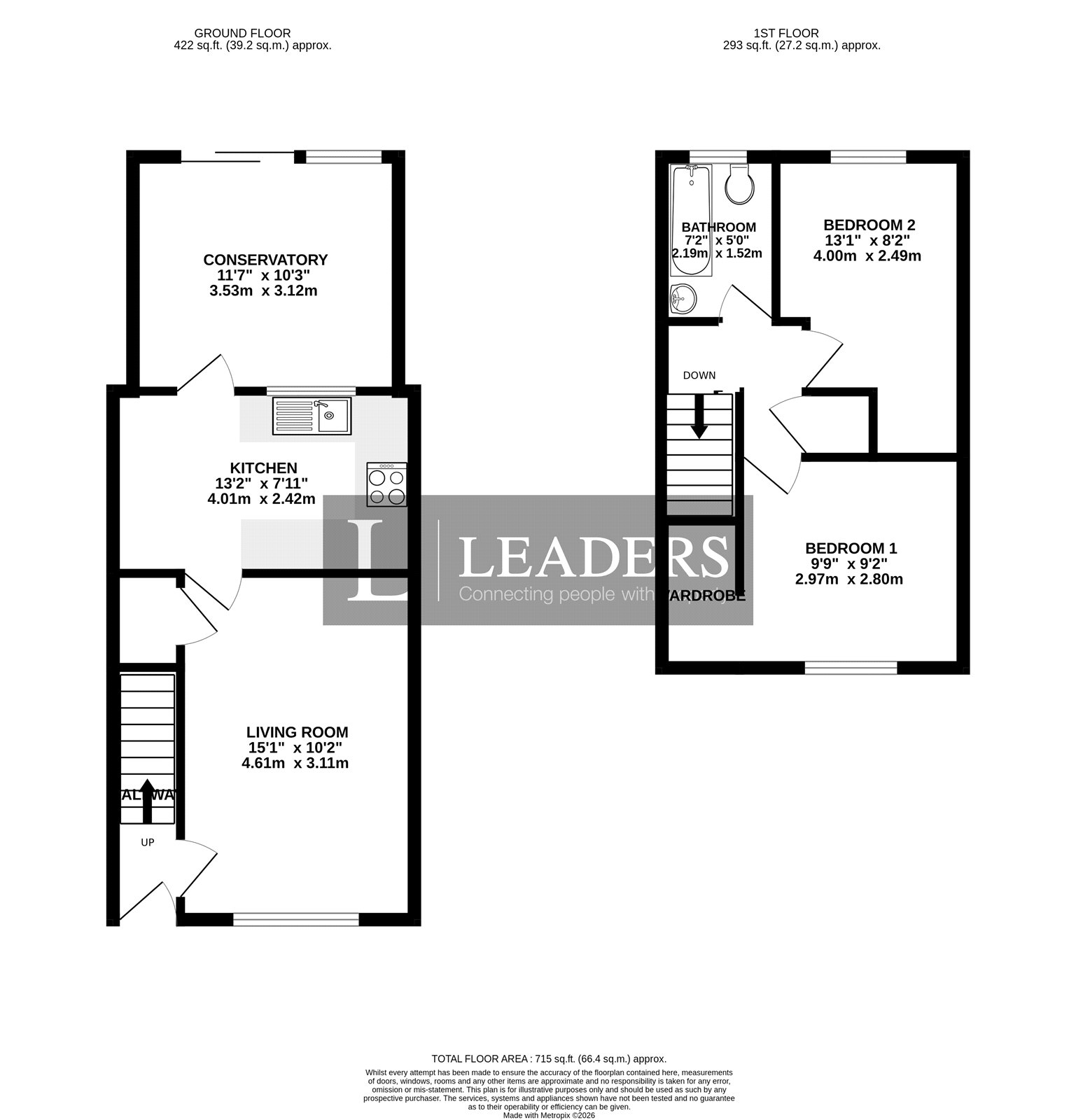 58, Falcon Gardens, Littlehampton floorplan