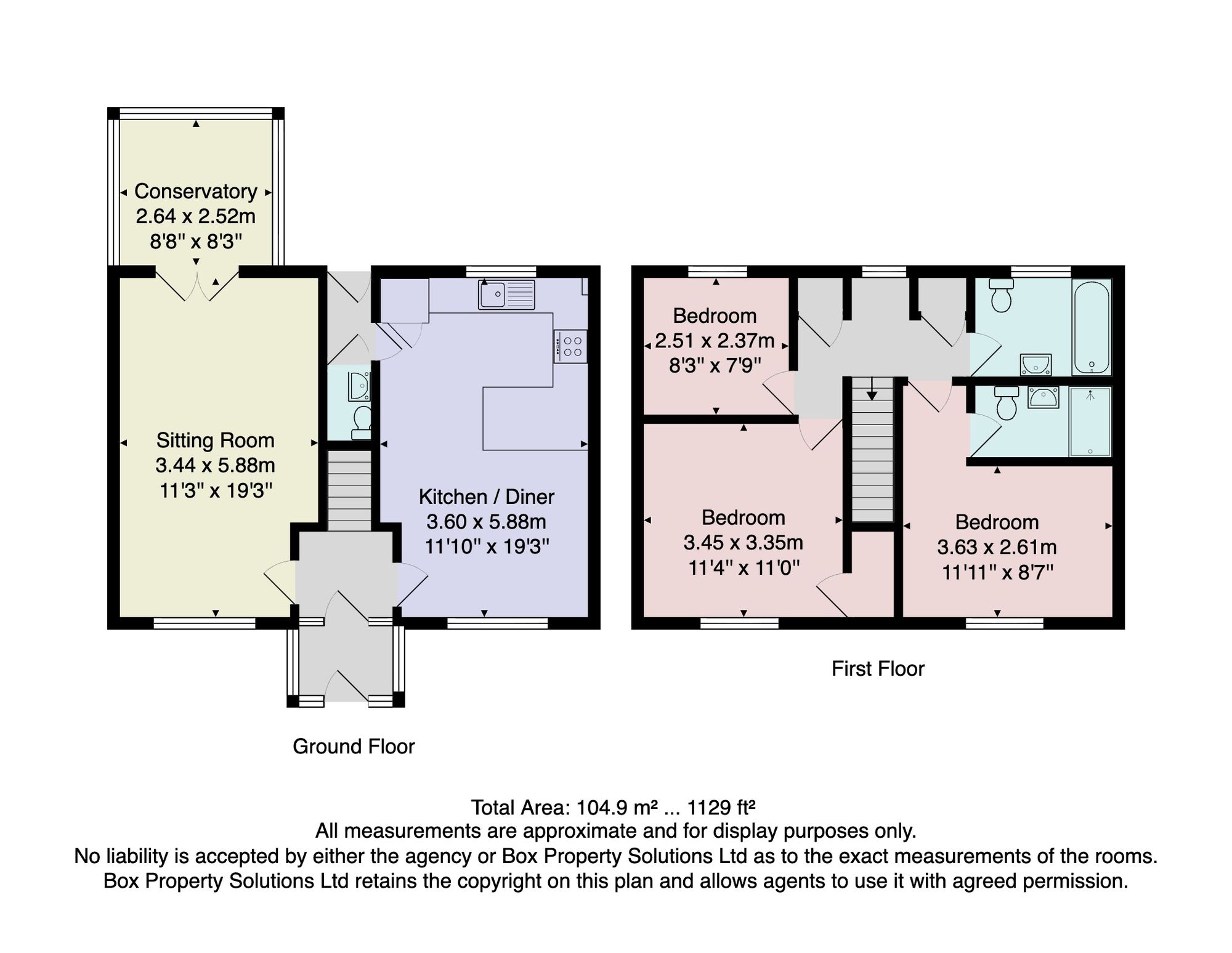 9 St. Magnus Court Cold Bath Road, Harrogate floorplan