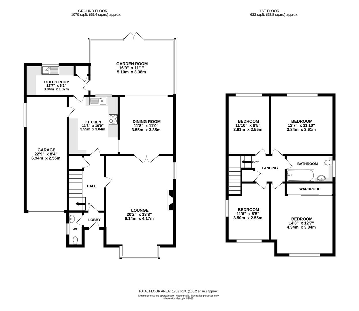 17, Park Meadow, Brentwood floorplan