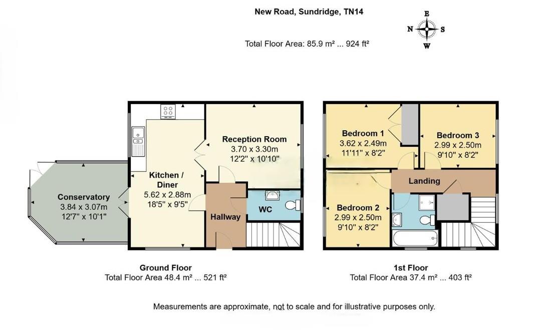 High Pines, New Road, Sevenoaks floorplan