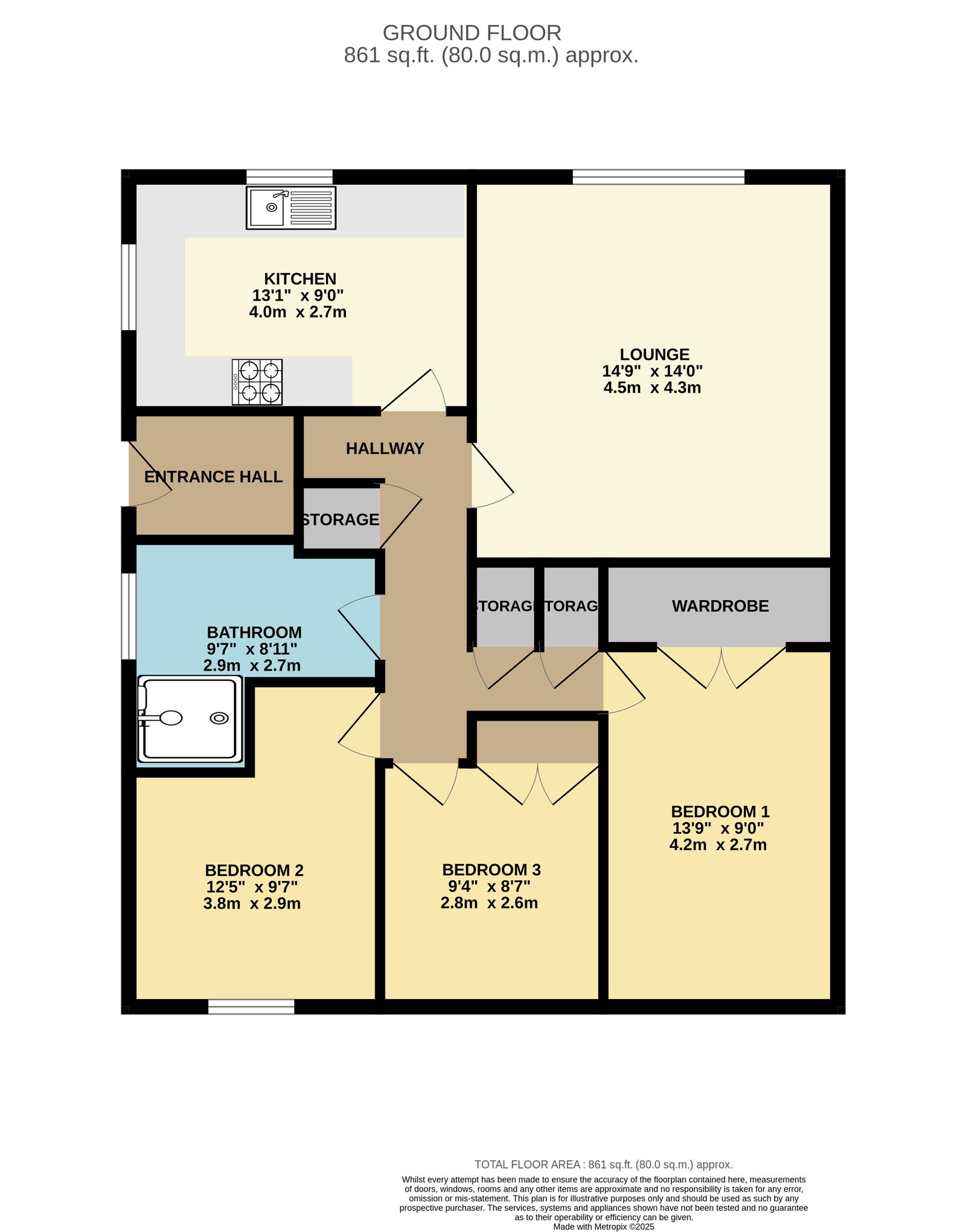 30, Norstane, Shetland floorplan
