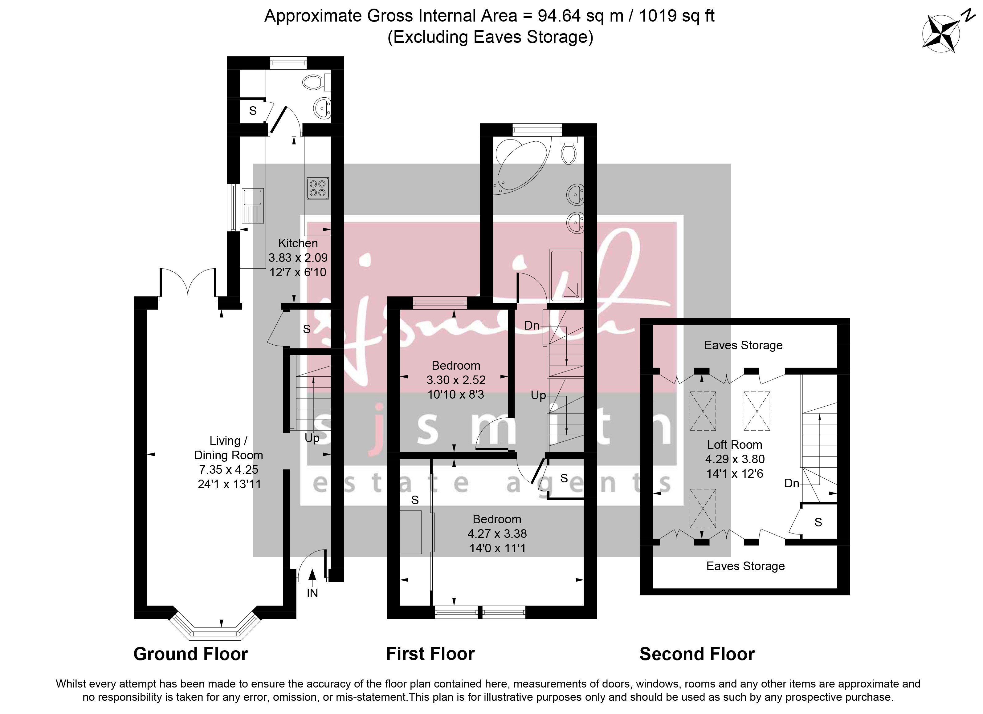 51, Tachbrook Road, Feltham floorplan