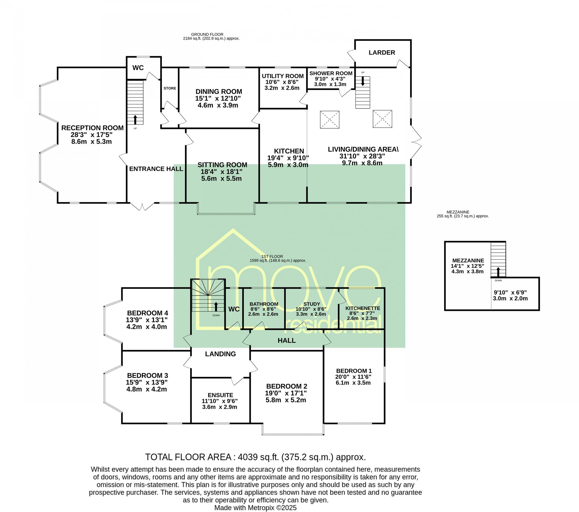 1 The Serpentine, Liverpool floorplan