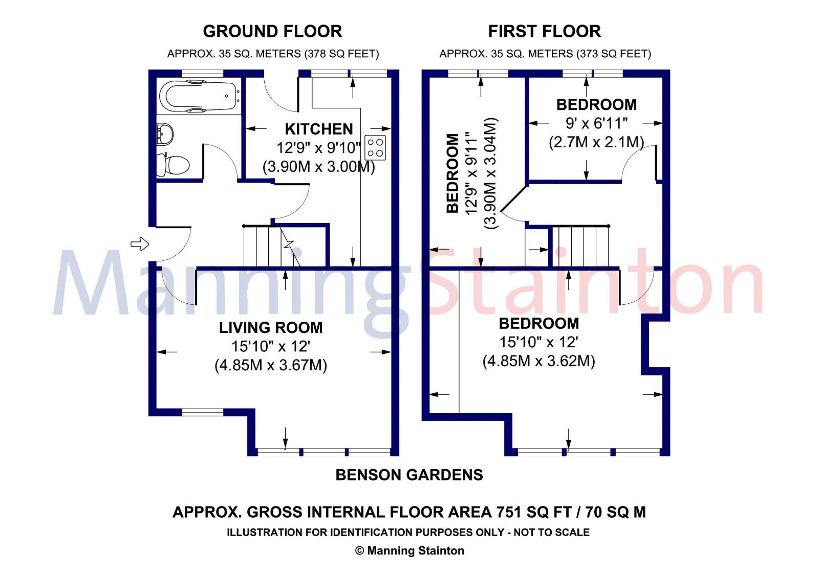 Benson Gardens, Leeds, West Yorkshire LS12, 3 bedroom semidetached