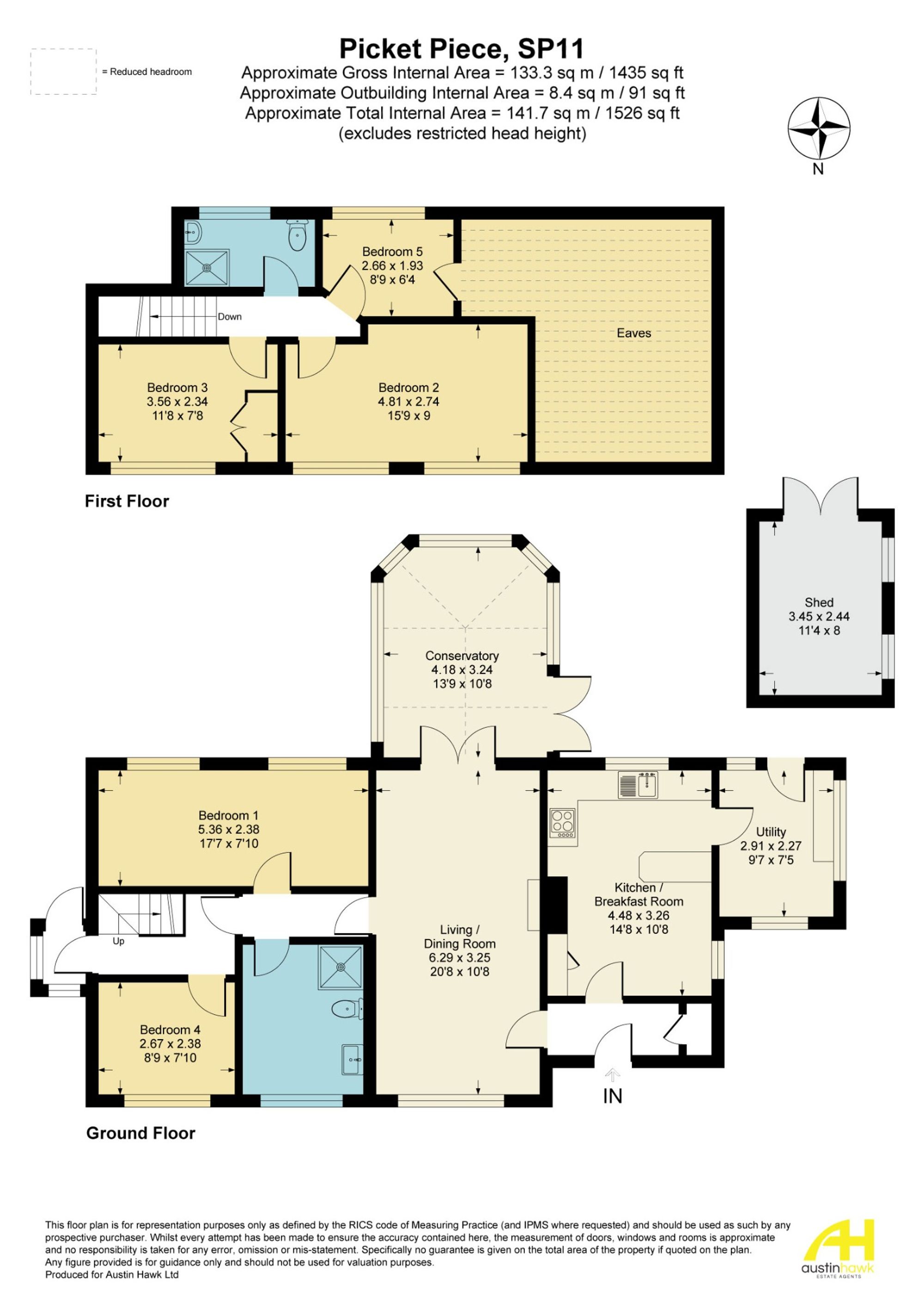 Cherry Trees, Andover floorplan