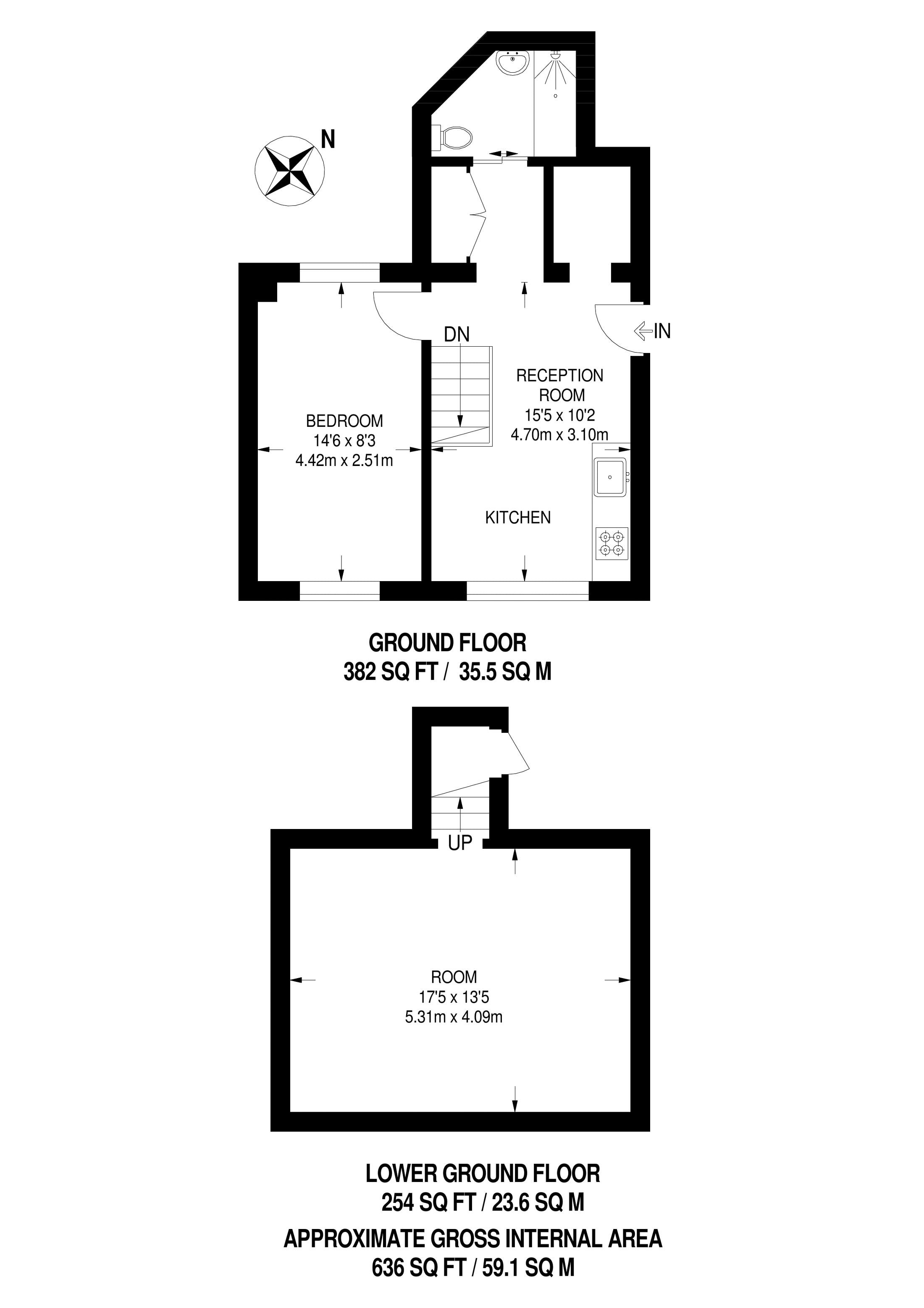 1 Bedrooms Flat to rent in Station Road, Hendon NW4