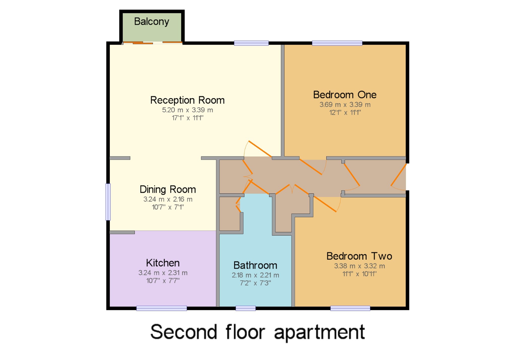 2 Bedrooms Flat for sale in Clarendon Court, Mansfield Road, Nottingham, Nottinghamshire NG5