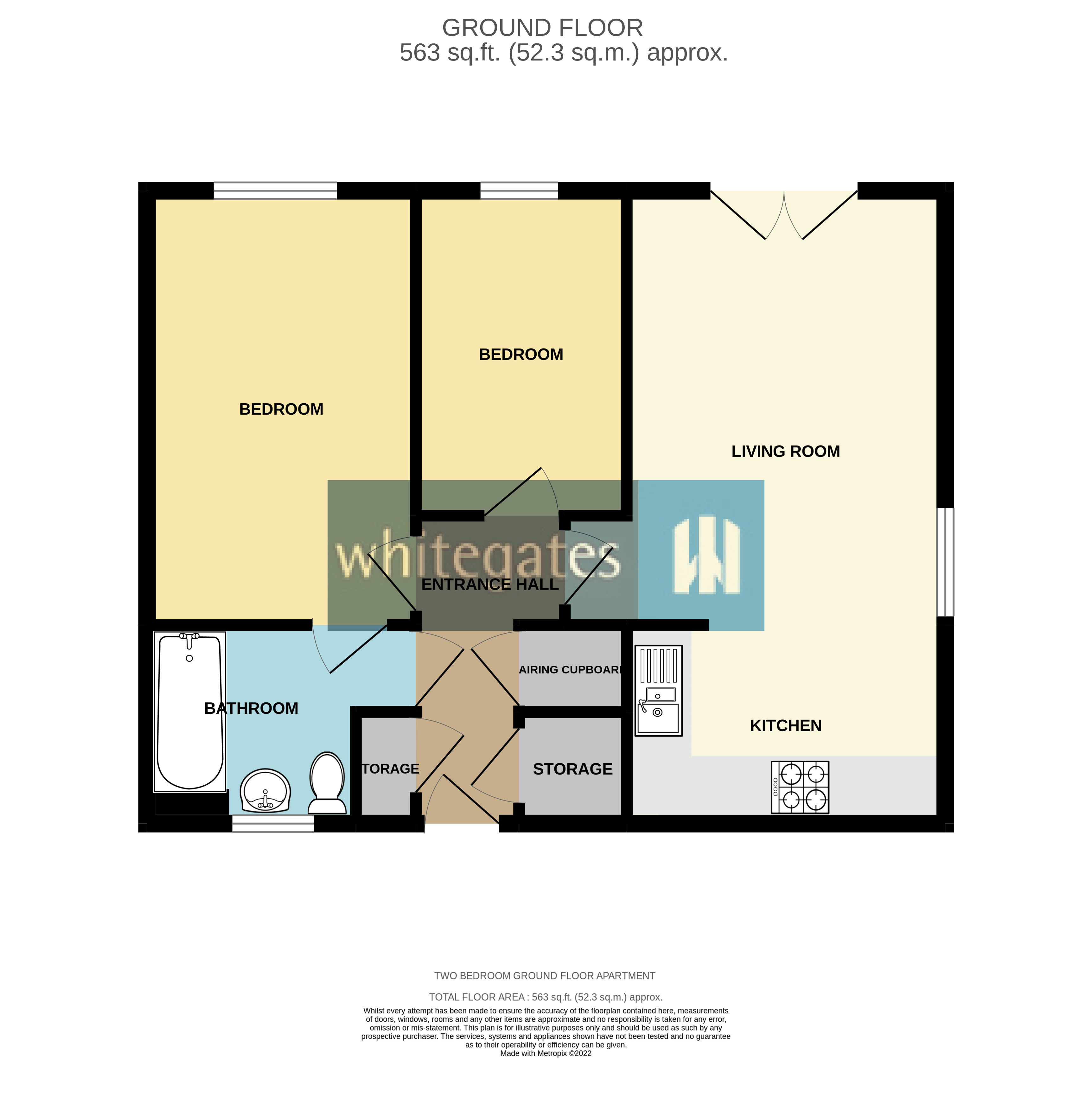 72, Conisborough Way, Pontefract floorplan
