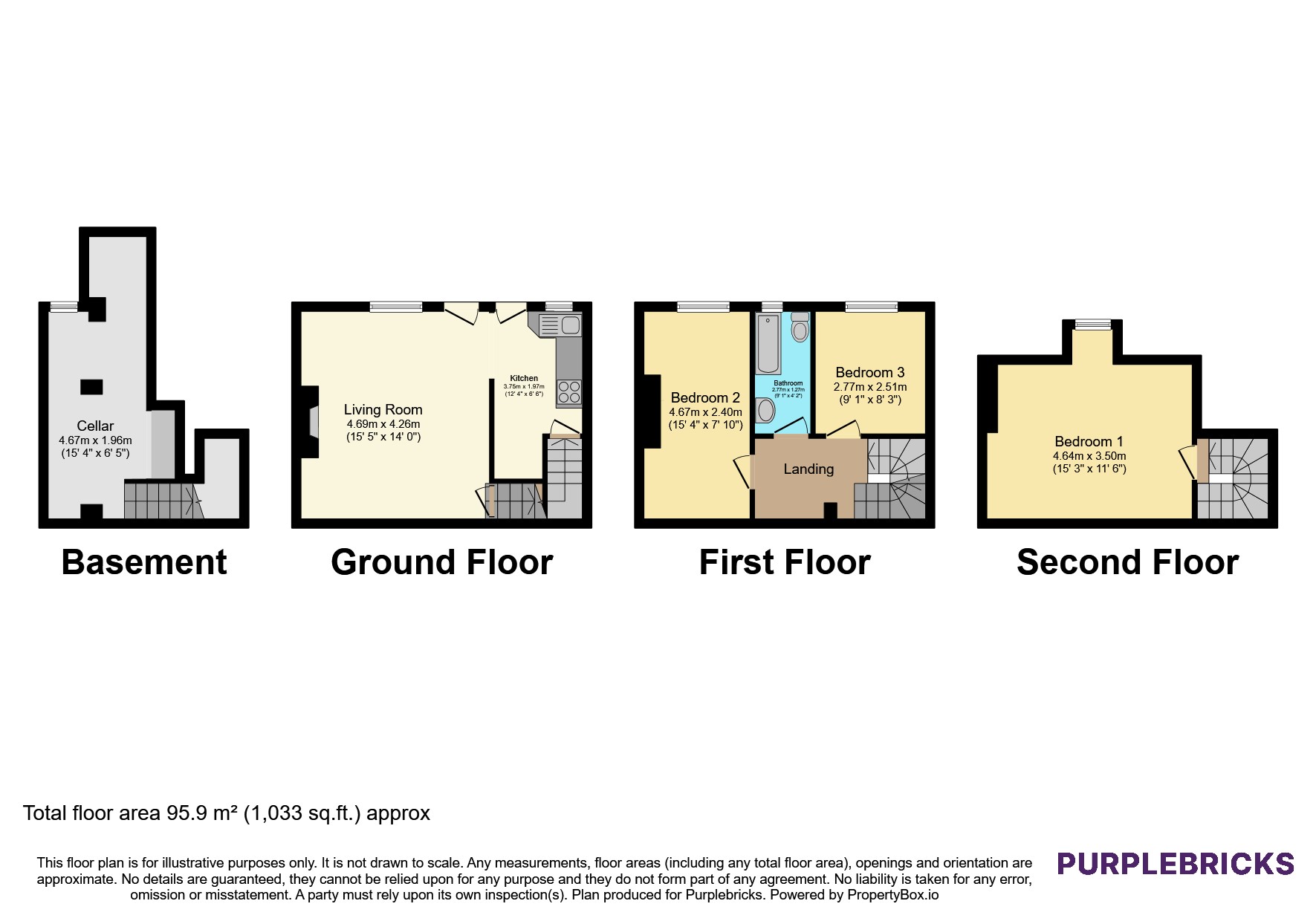 6, Moorland View, Bradford floorplan