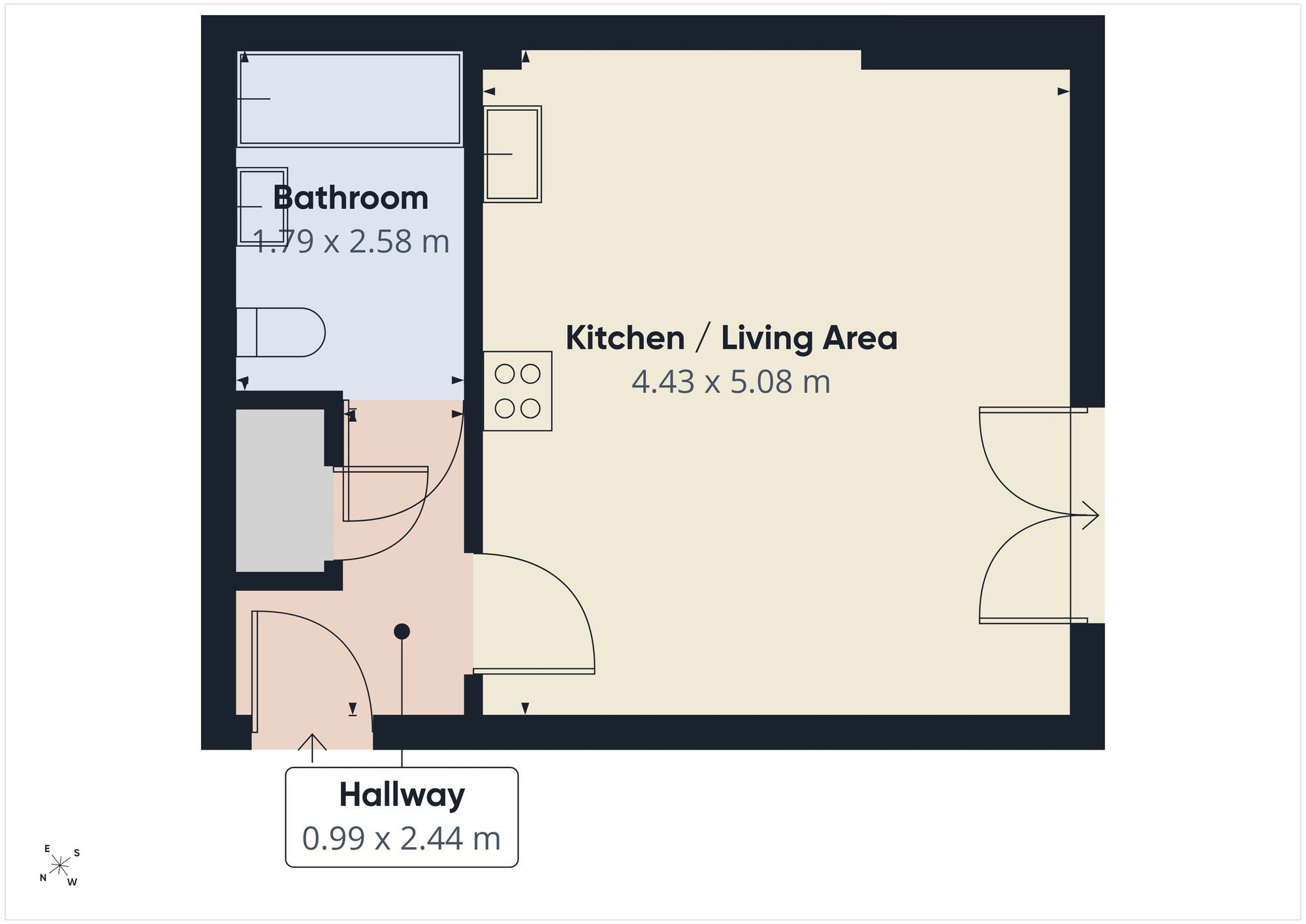 Apartment 65 Latitude, 155, Bromsgrove Street, Birmingham floorplan