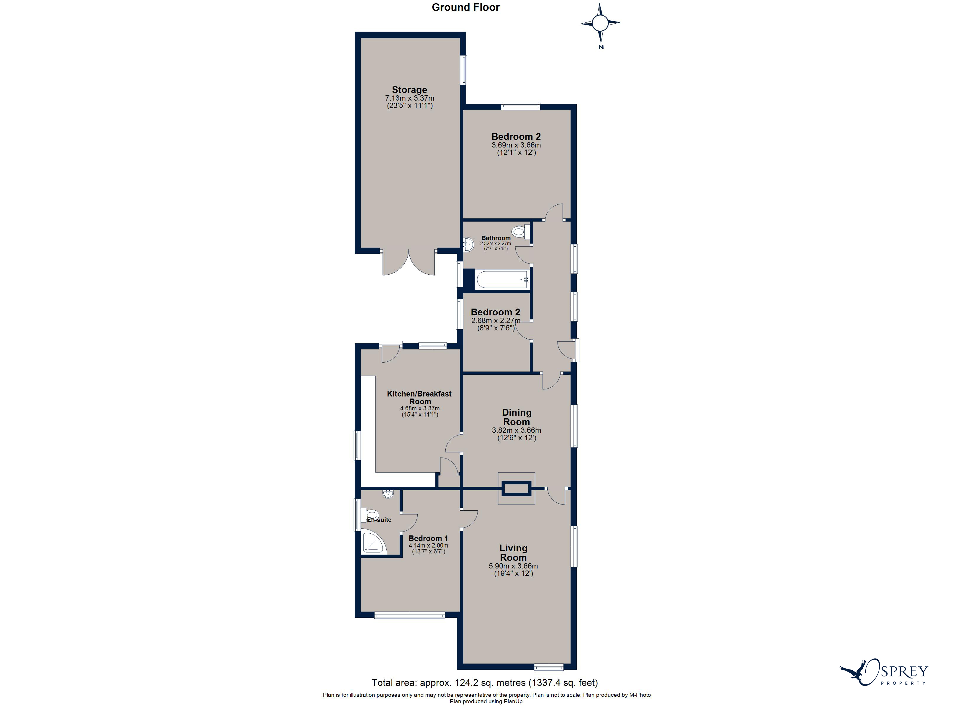 The Old Post Office, 5, Cottesmore Road, Oakham floorplan