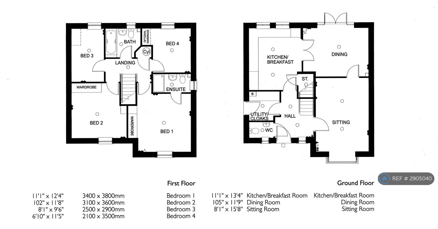 Wayside Crescent, Hampton Vale, Peterborough floorplan