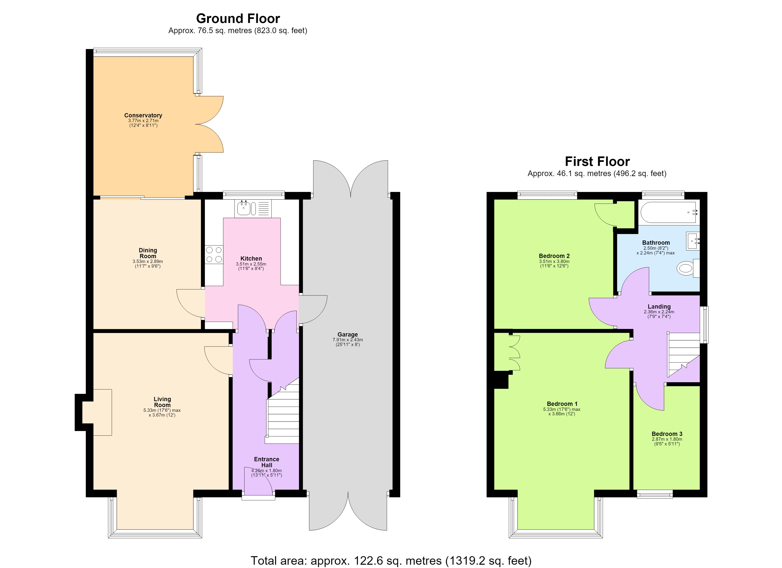 15, Beacon Avenue, Central Bedfordshire floorplan
