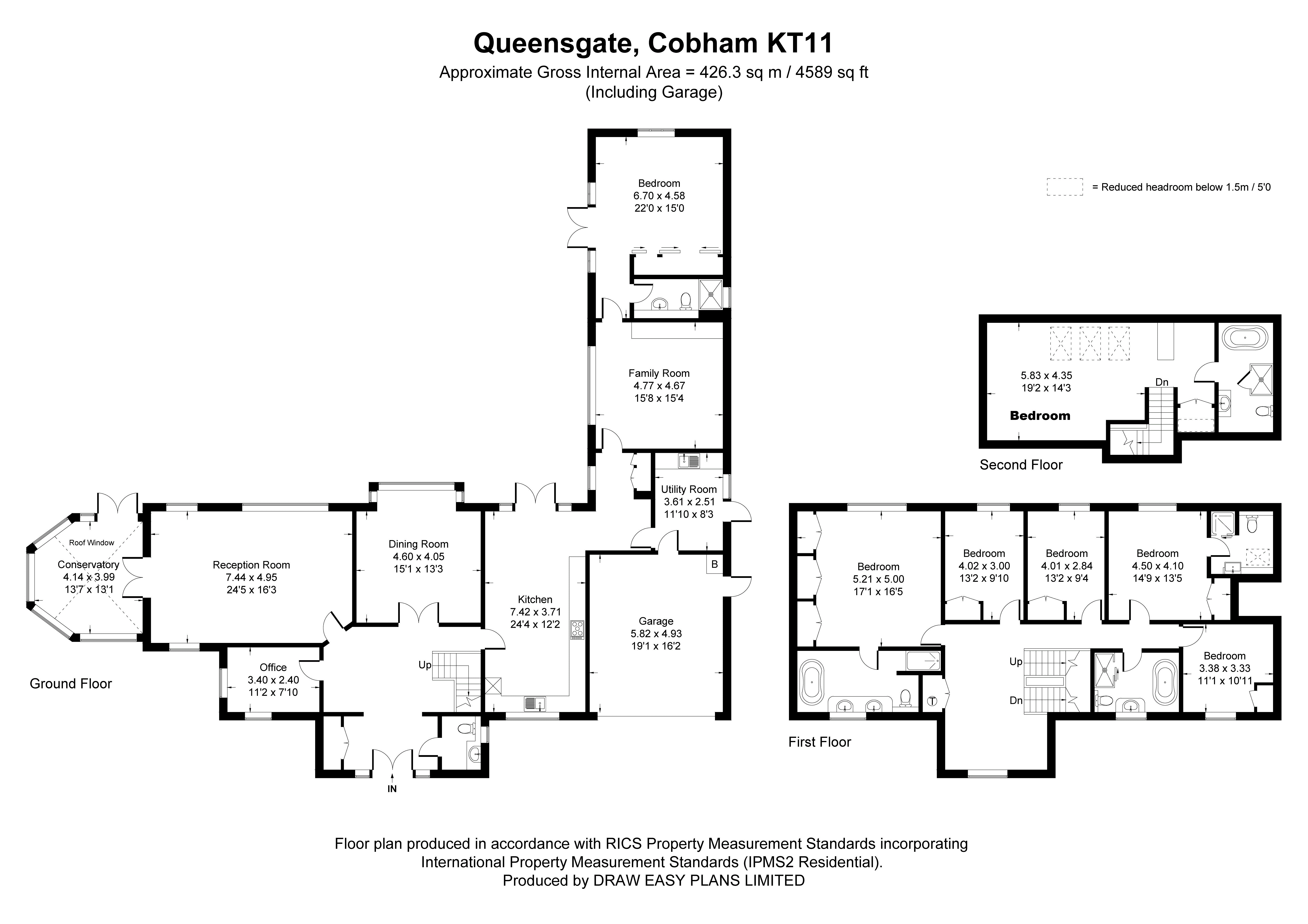 Silver Birch, 7, Queensgate, Cobham floorplan