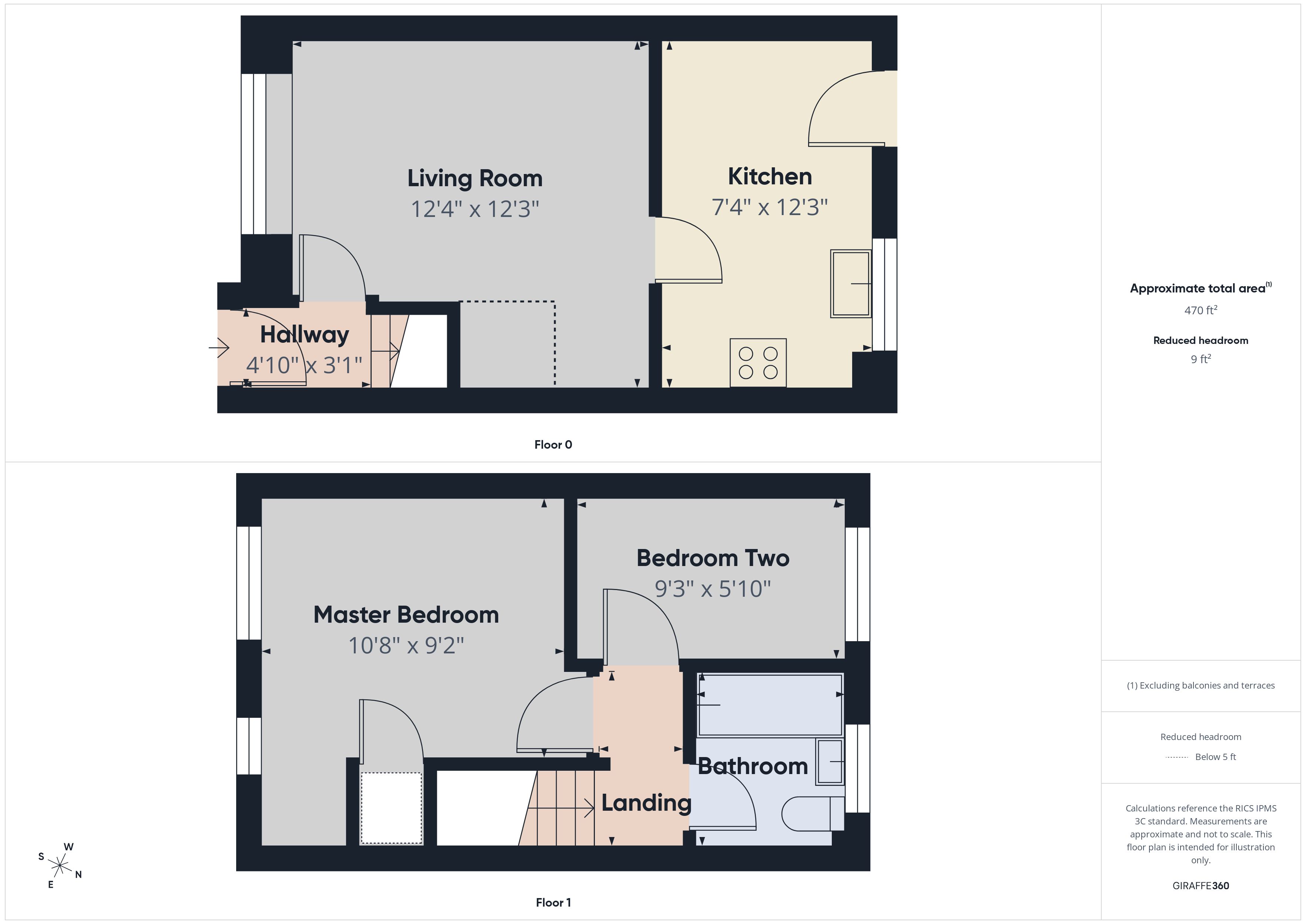 10, Piper Close, Nottingham floorplan
