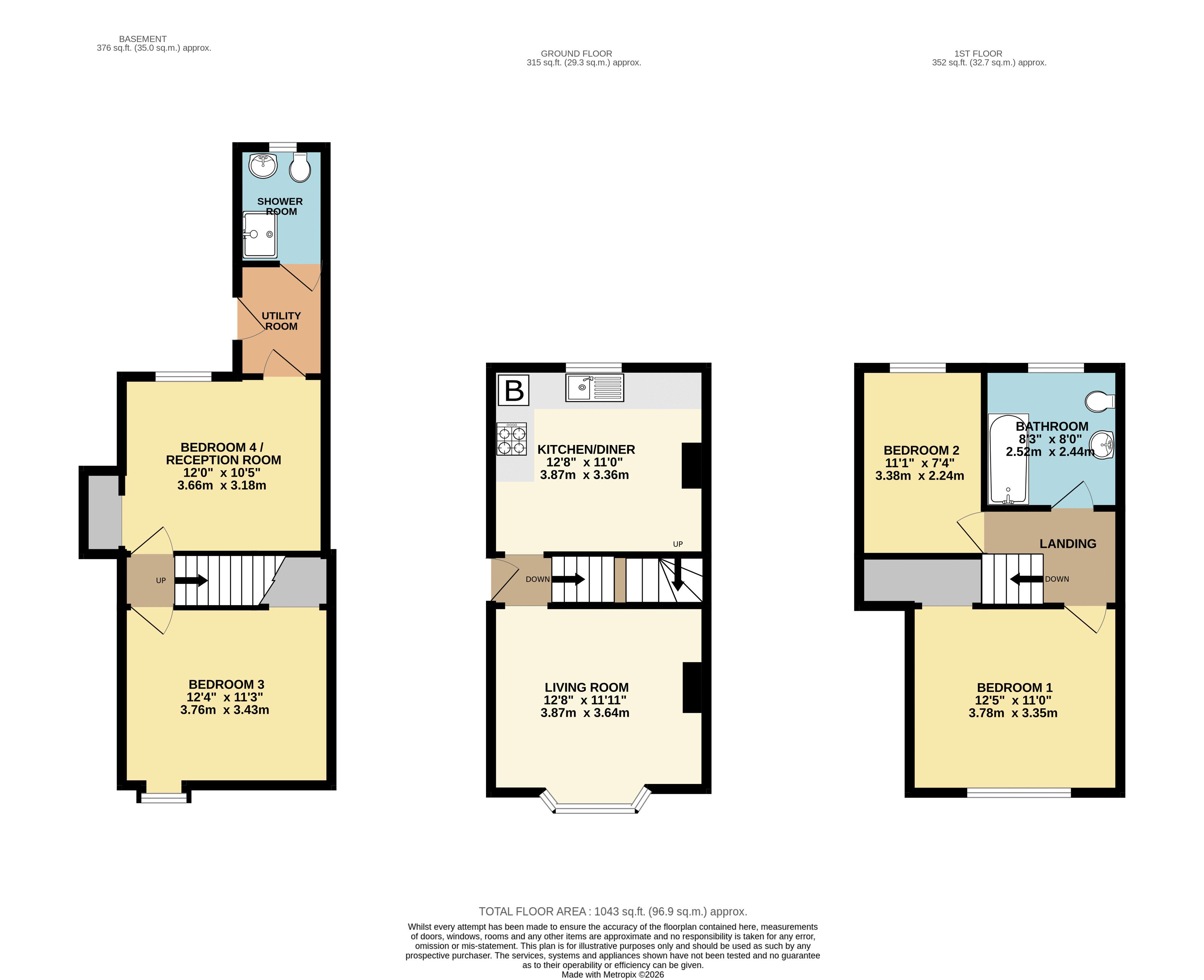 38, South Park, Lincoln floorplan