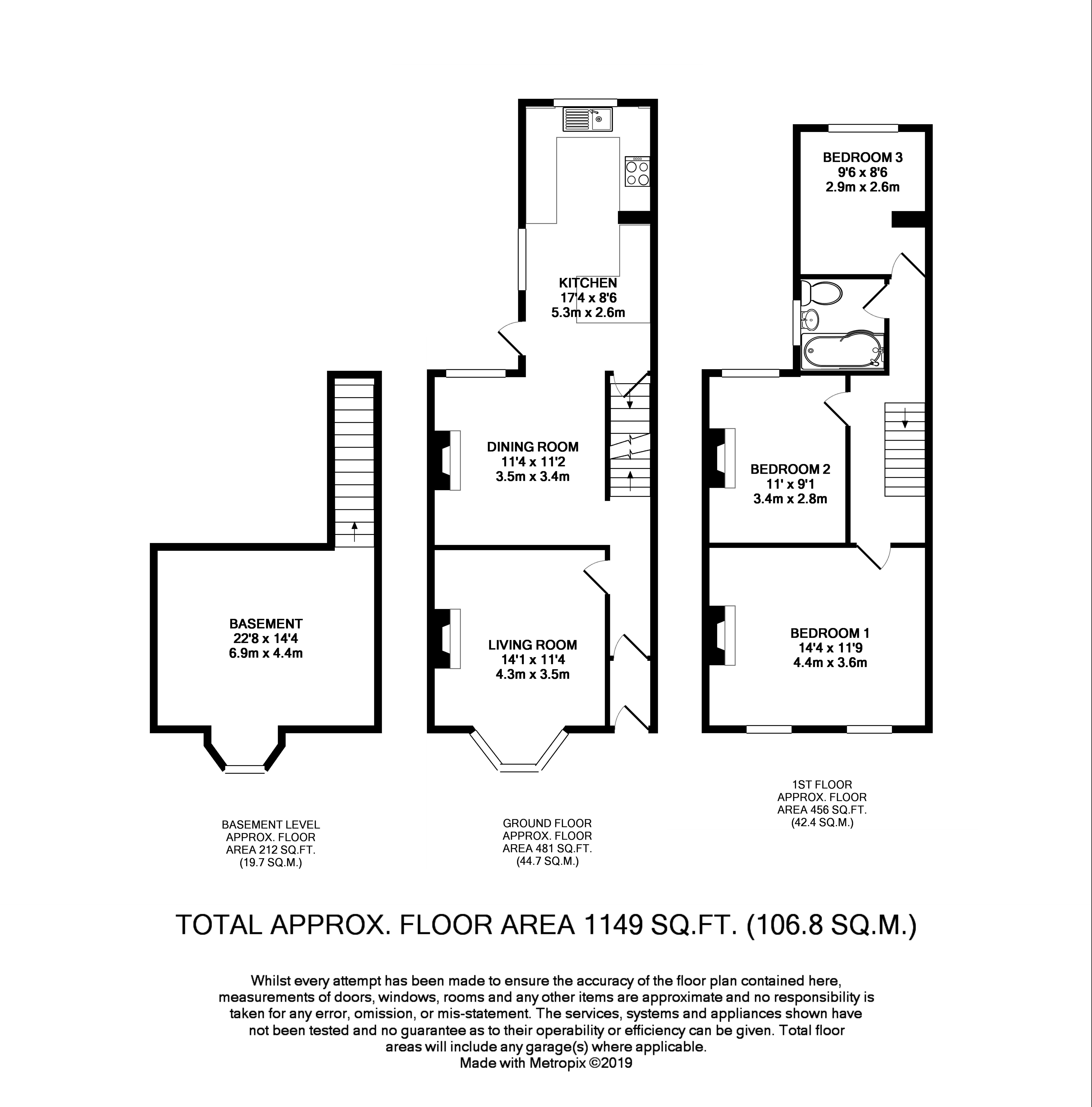 3 Bedrooms Semi-detached house for sale in Denmark Street, Watford WD17