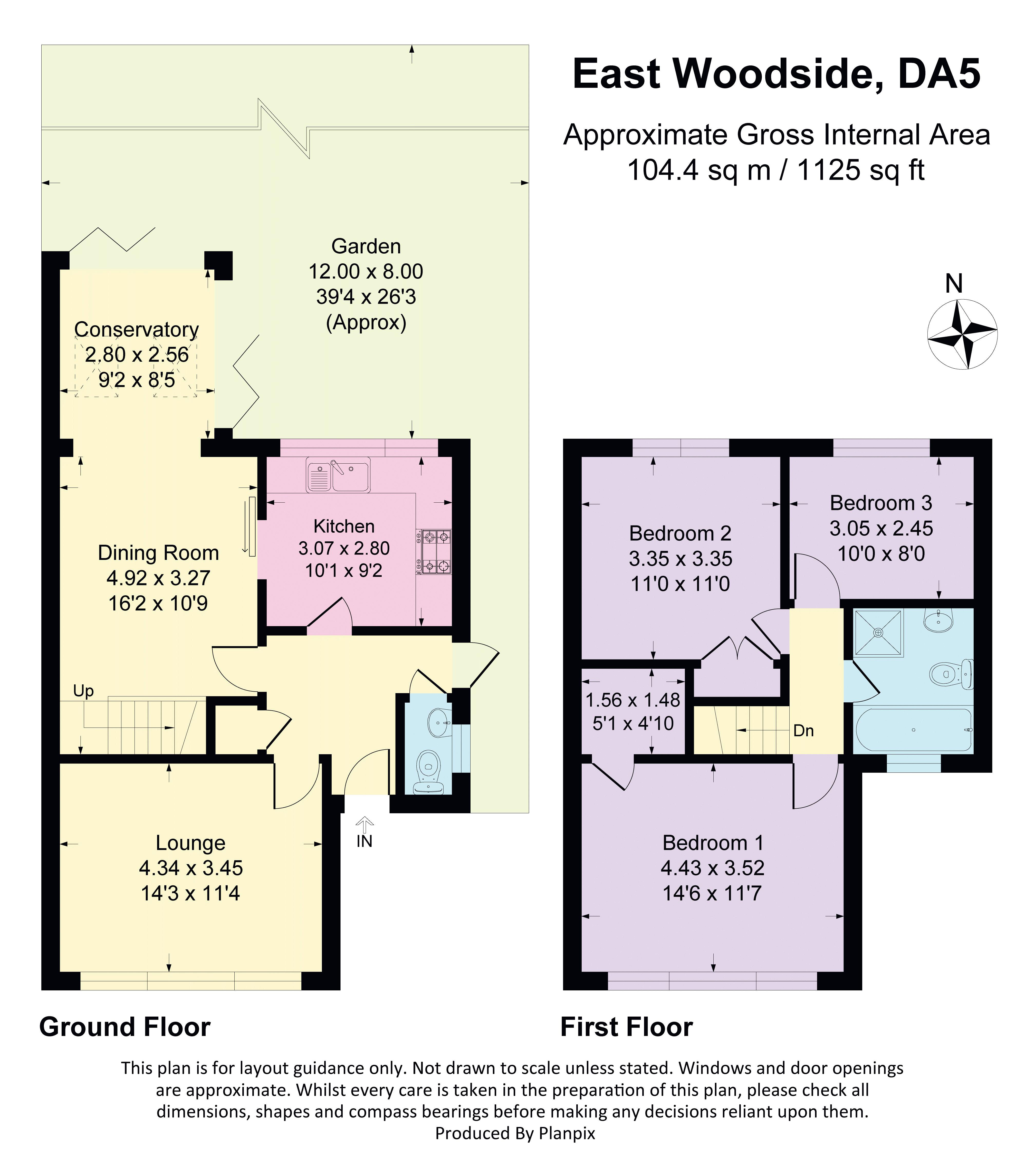 12, East Woodside, Bexley floorplan