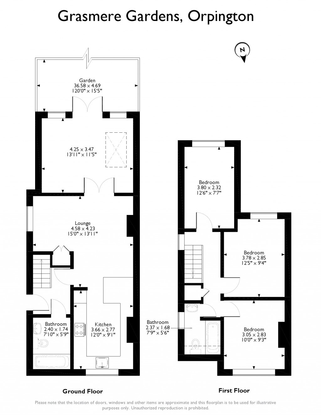 3 Bedrooms Semi-detached house for sale in Grasmere Gardens, Farnborough, Orpington BR6