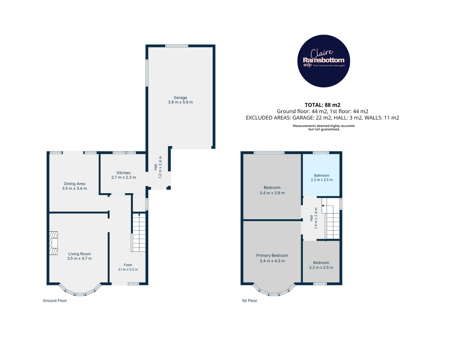 54, Kennedy Avenue, Huddersfield floorplan