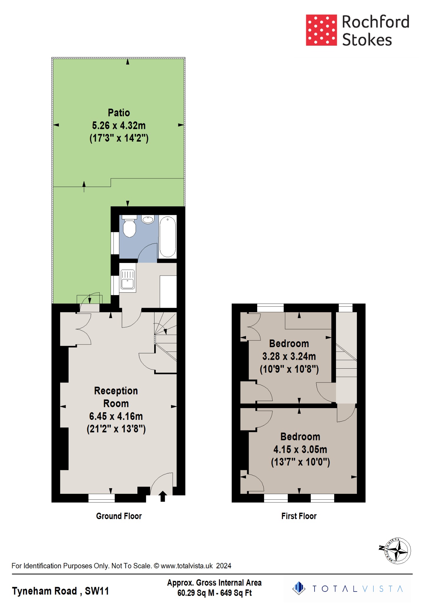 148 Tyneham Road, Battersea, London floorplan