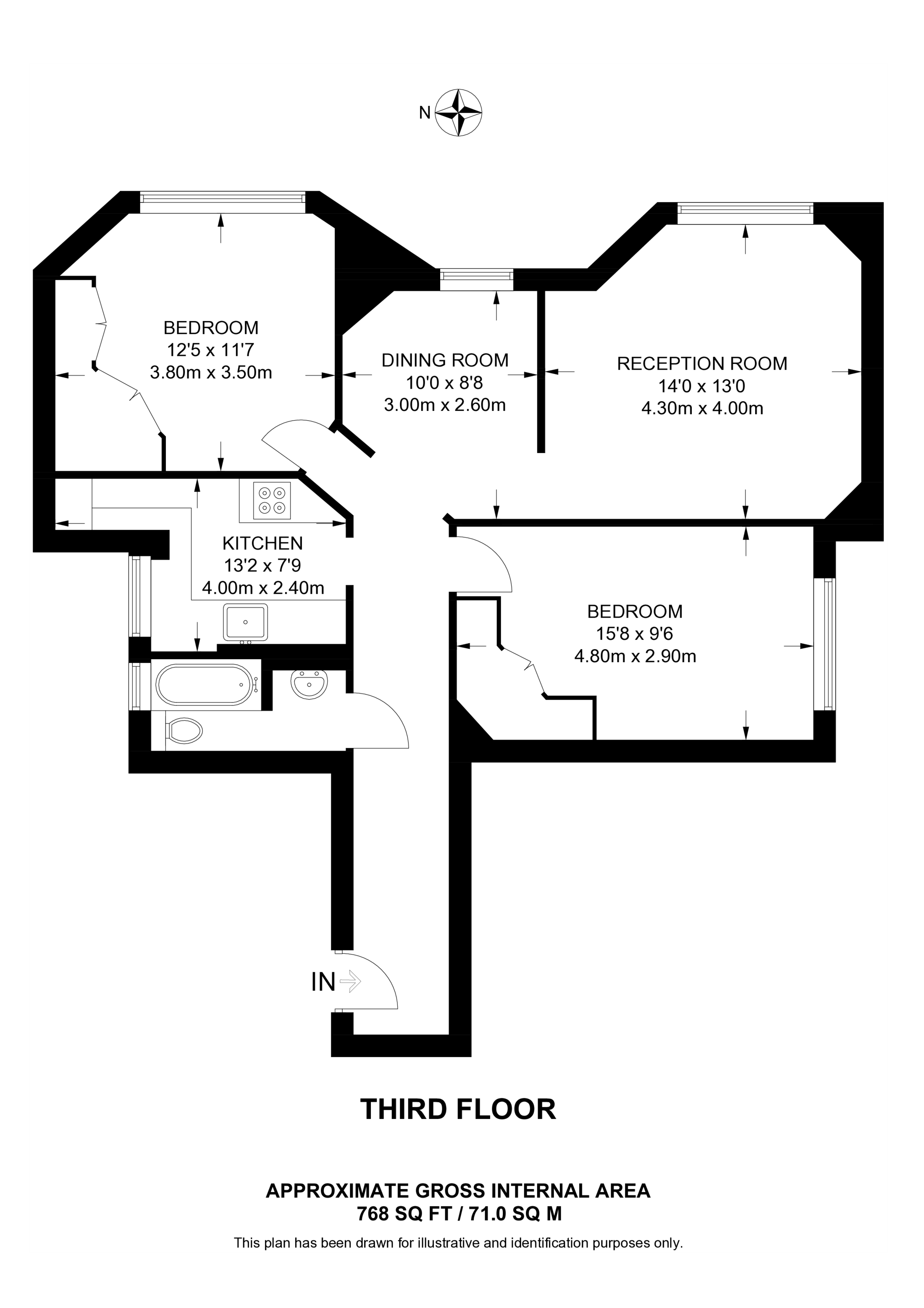 Grove End Road, St John's Wood floorplan