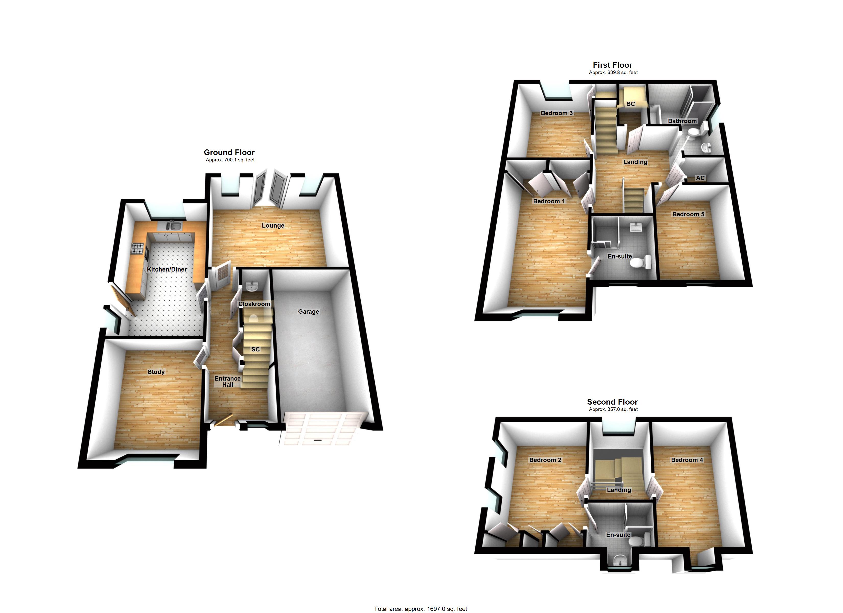 5 Bedrooms Detached house for sale in Ryders Hill, Stevenage SG1
