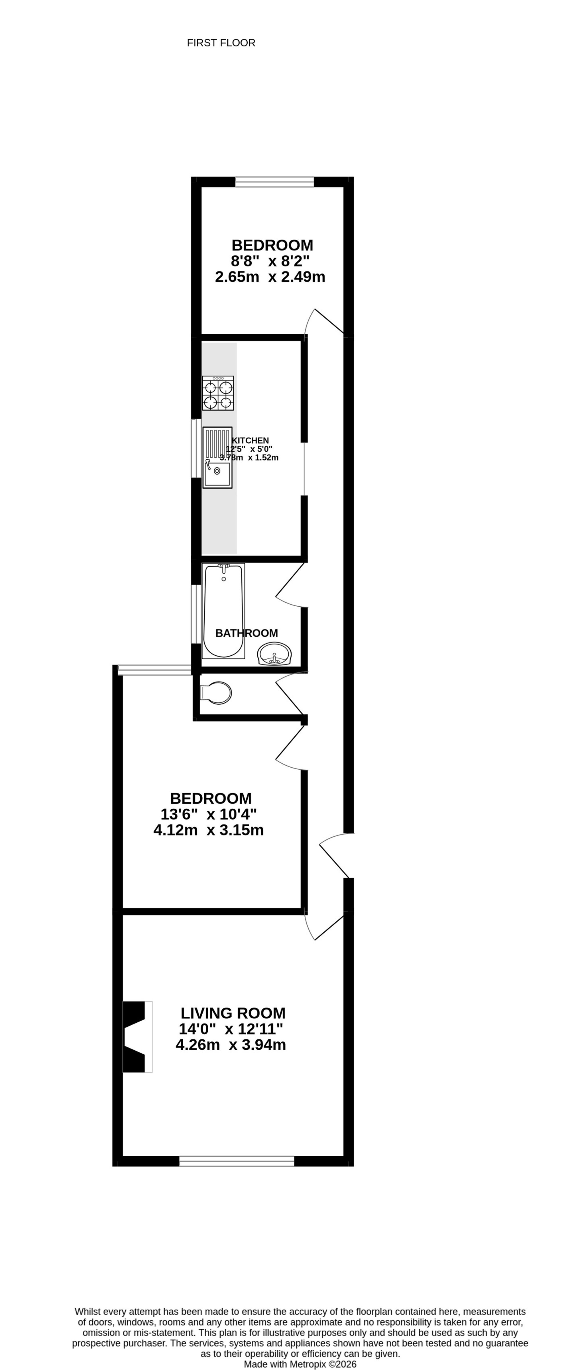 111a, Southsea floorplan