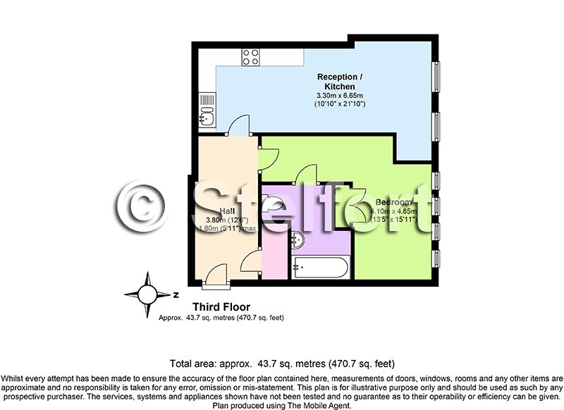 Flat 11, 4 Sussex Way, London floorplan