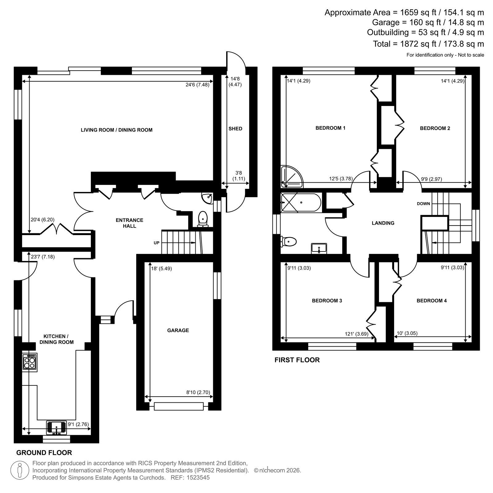 11, West Grove, Walton-On-Thames floorplan