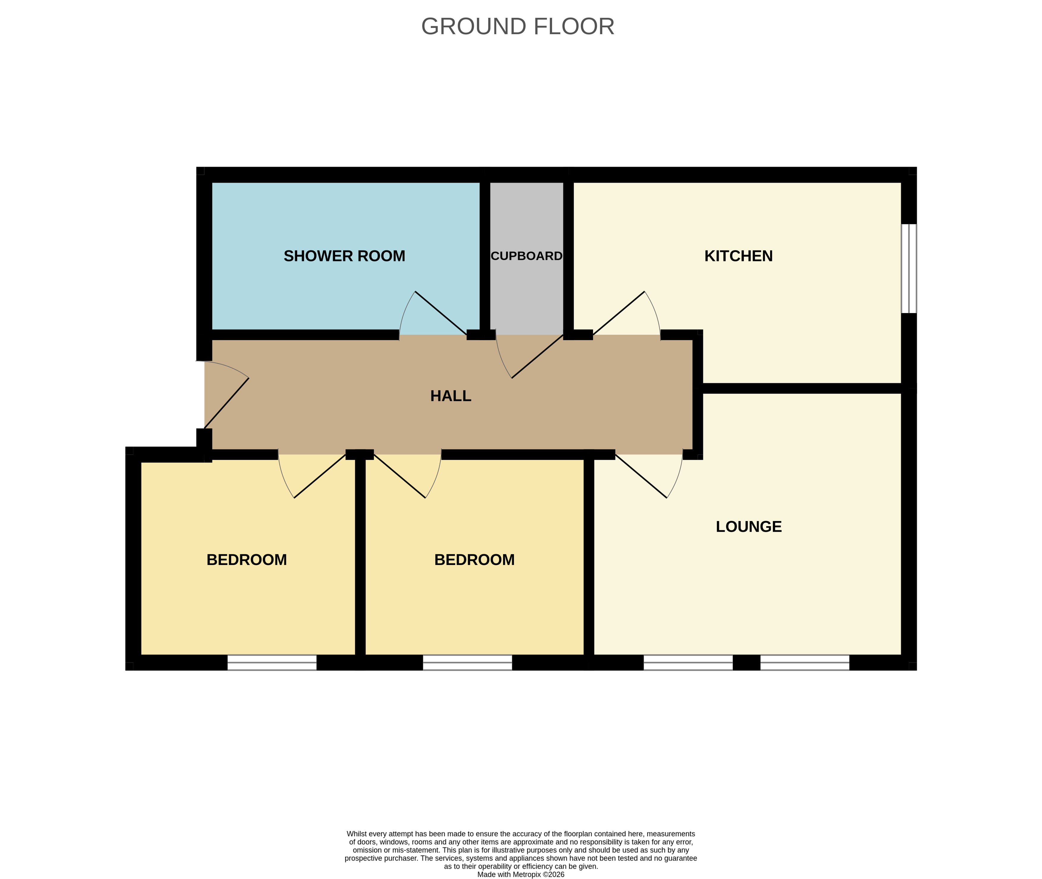 44, Glengate, Kirriemuir floorplan