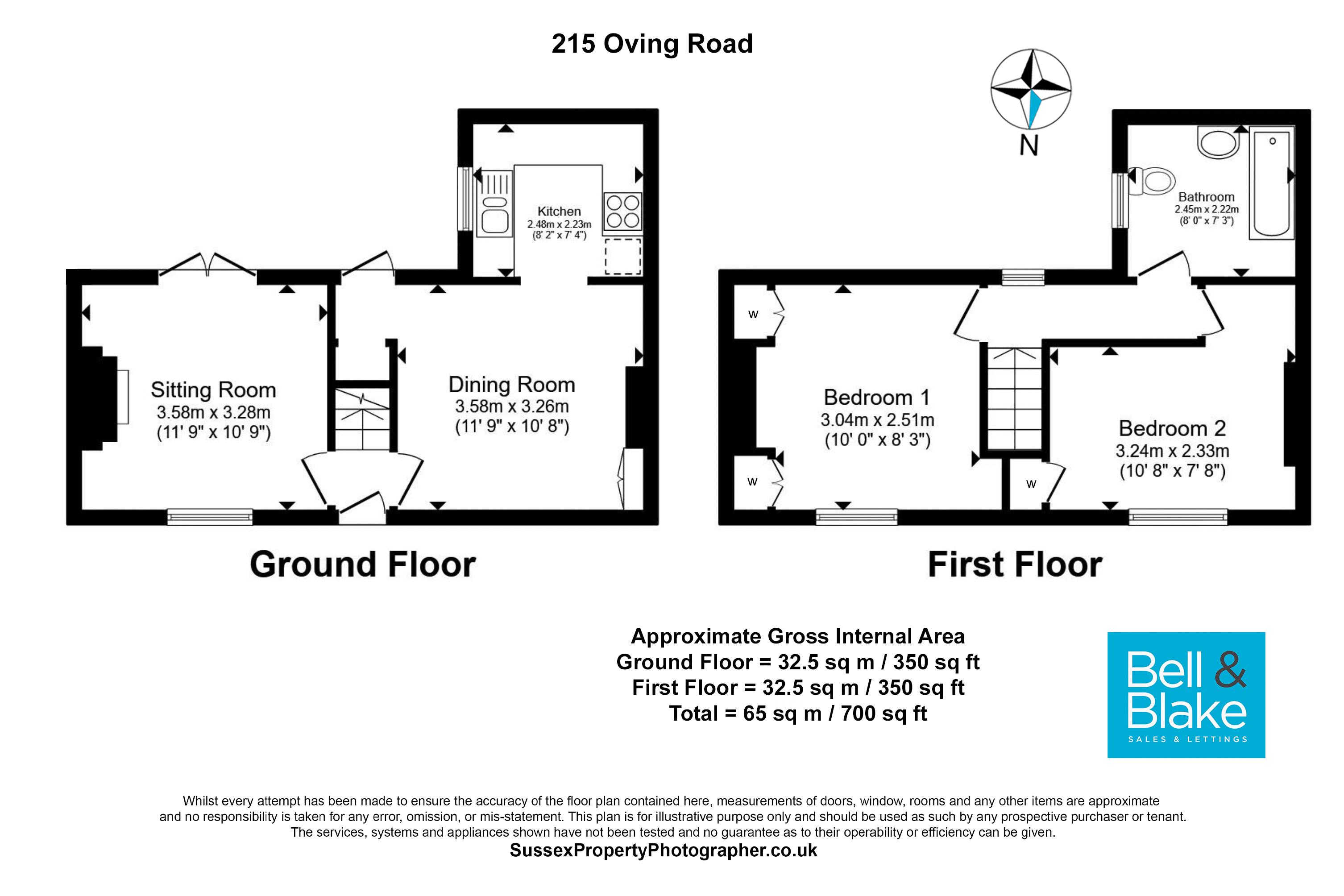 215, Oving Road, Chichester floorplan