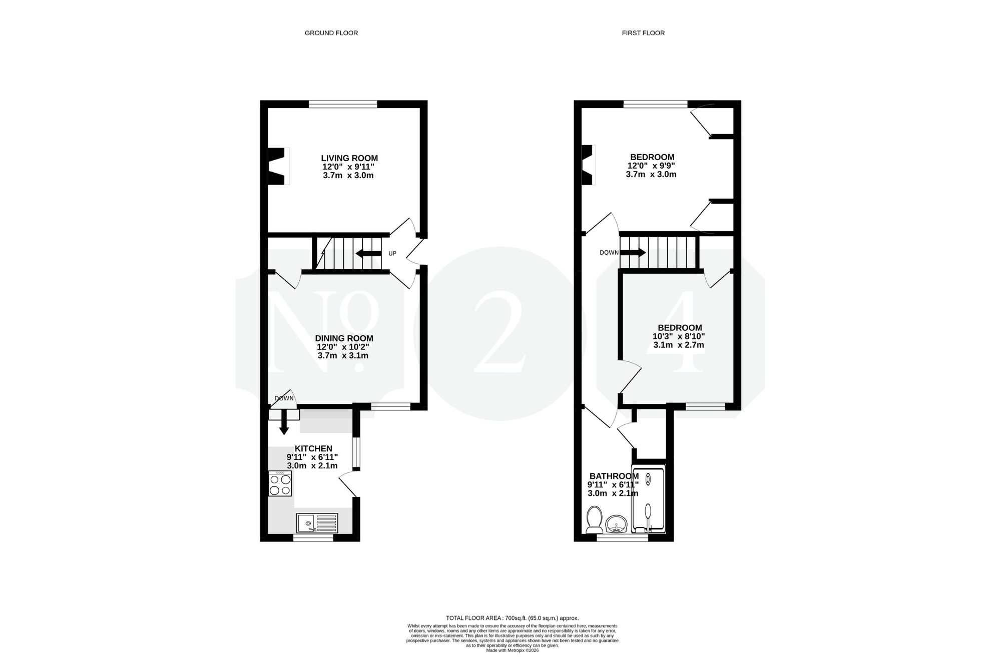 8 Chatfield Road, Haywards Heath floorplan