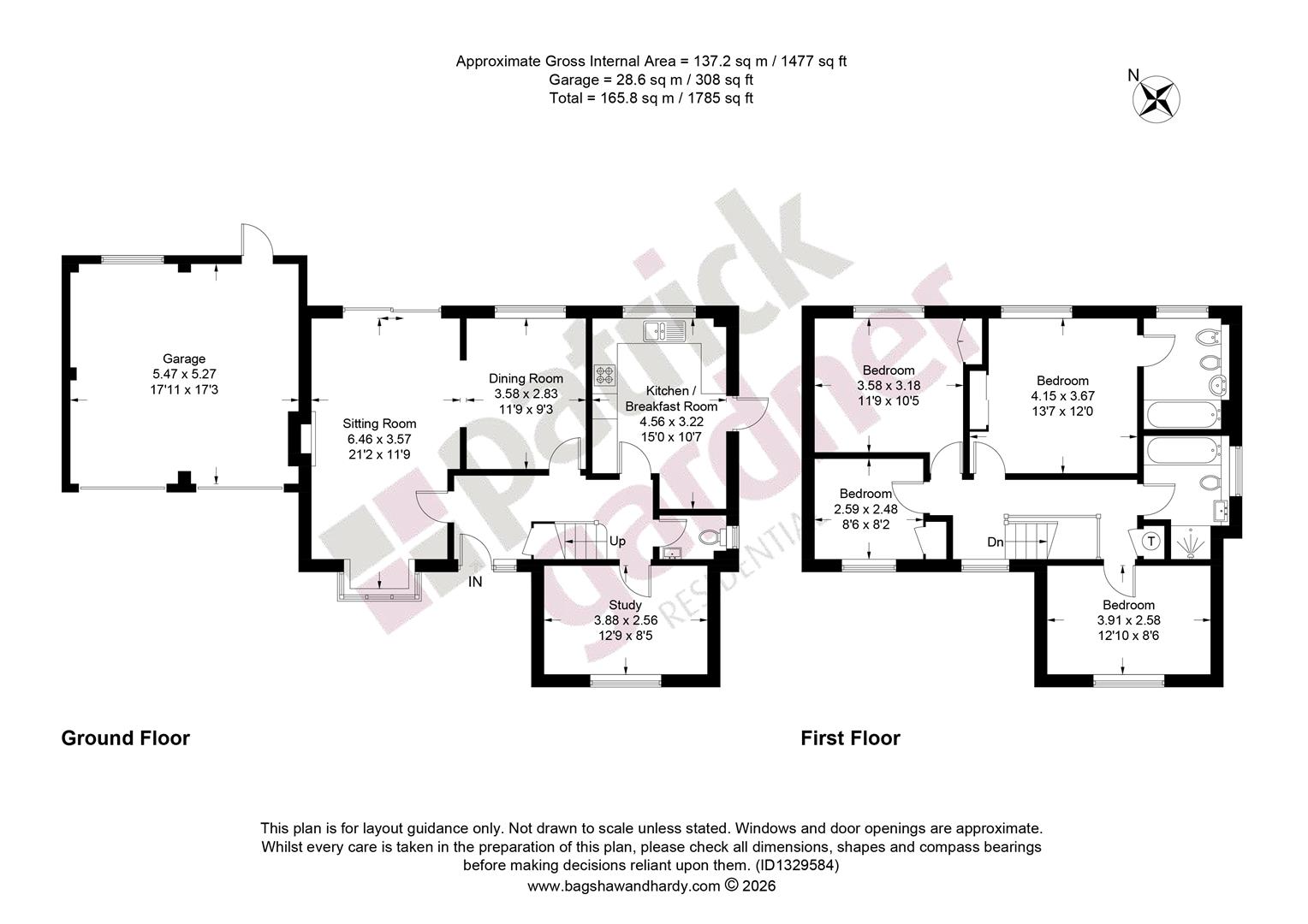 4, Ashwood Park, Fetcham floorplan