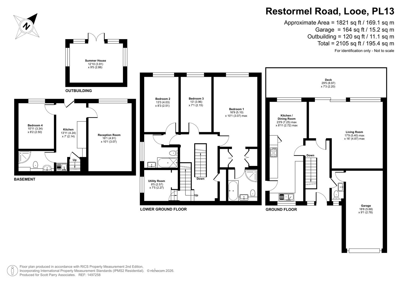 10, Restormel Road, Looe floorplan