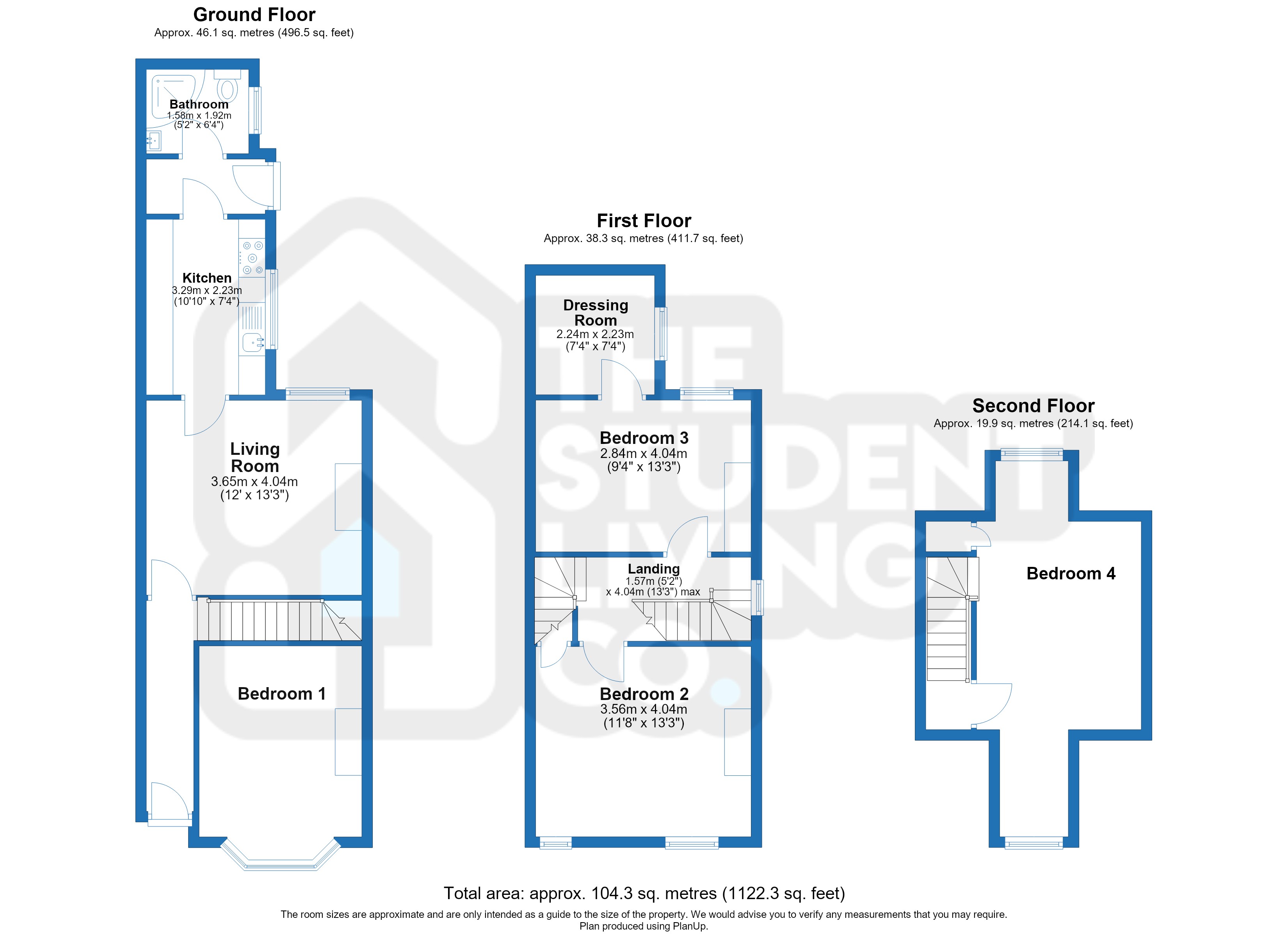 Foxhall Road, Nottingham floorplan