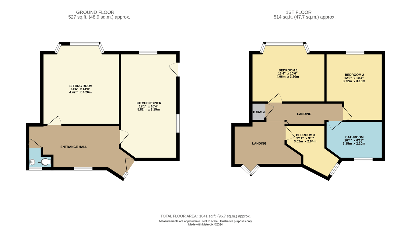 90, Pilford Heath Road, Wimborne floorplan