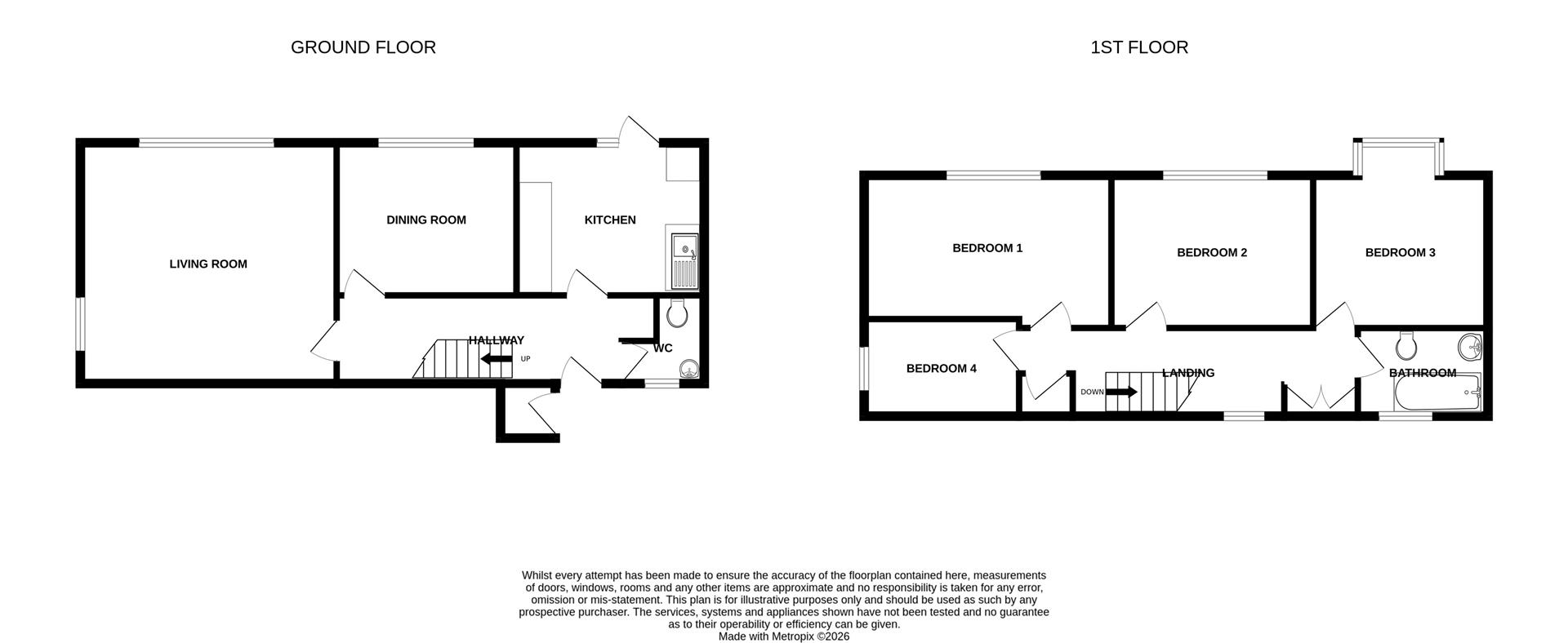 50, Trenchard Crescent, Chelmsford floorplan