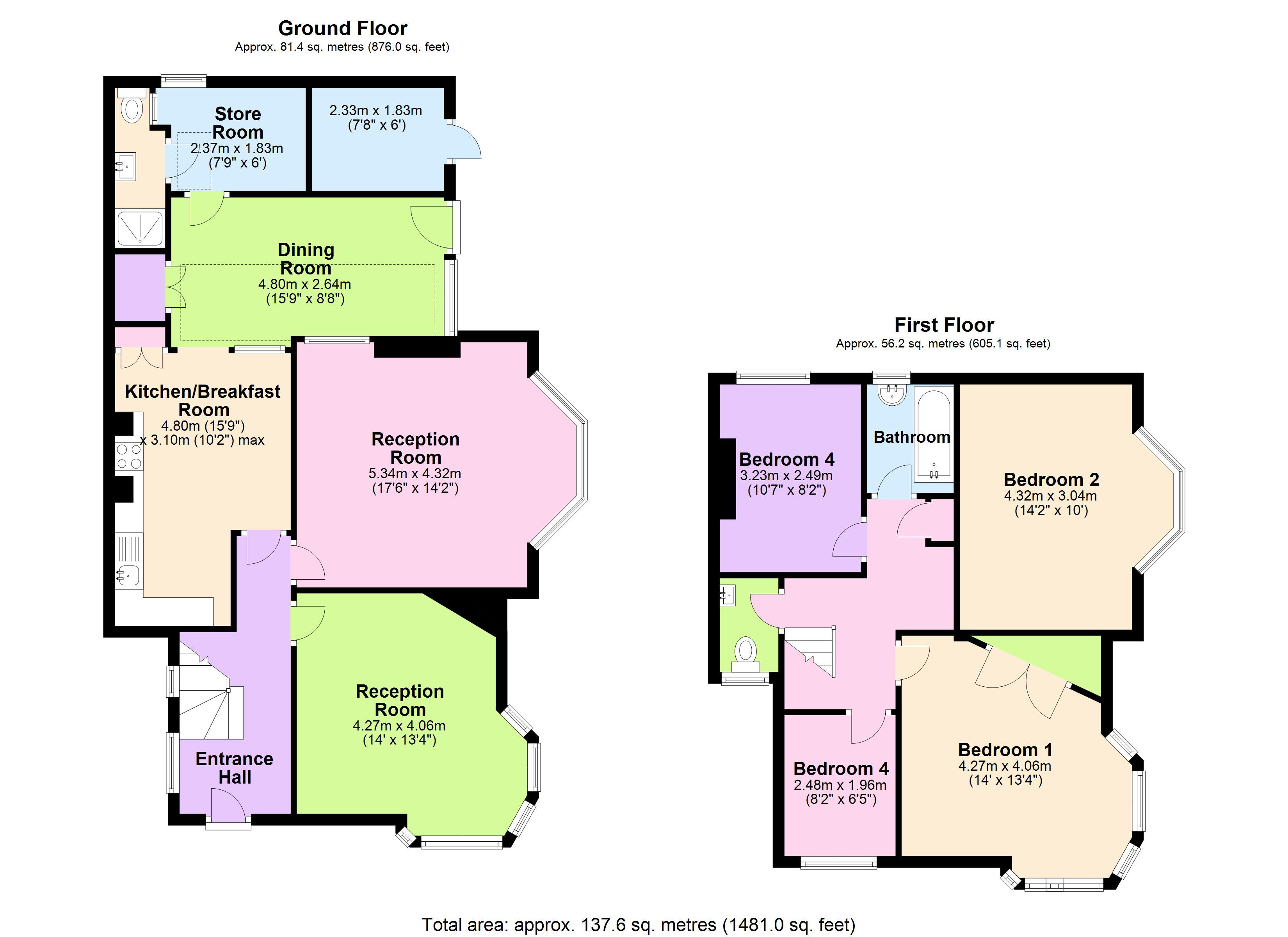 Glenhurst Avenue, Parliament Hill, London NW5, 4 bedroom end terrace