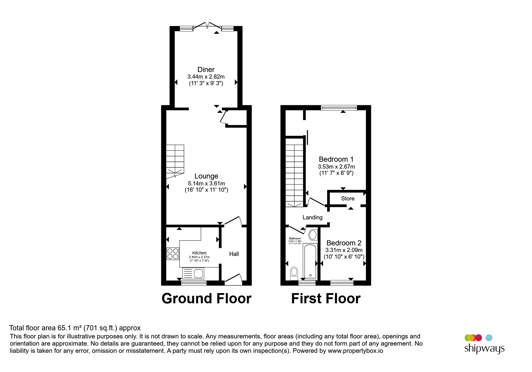 18, Barn Owl Place, Kidderminster floorplan